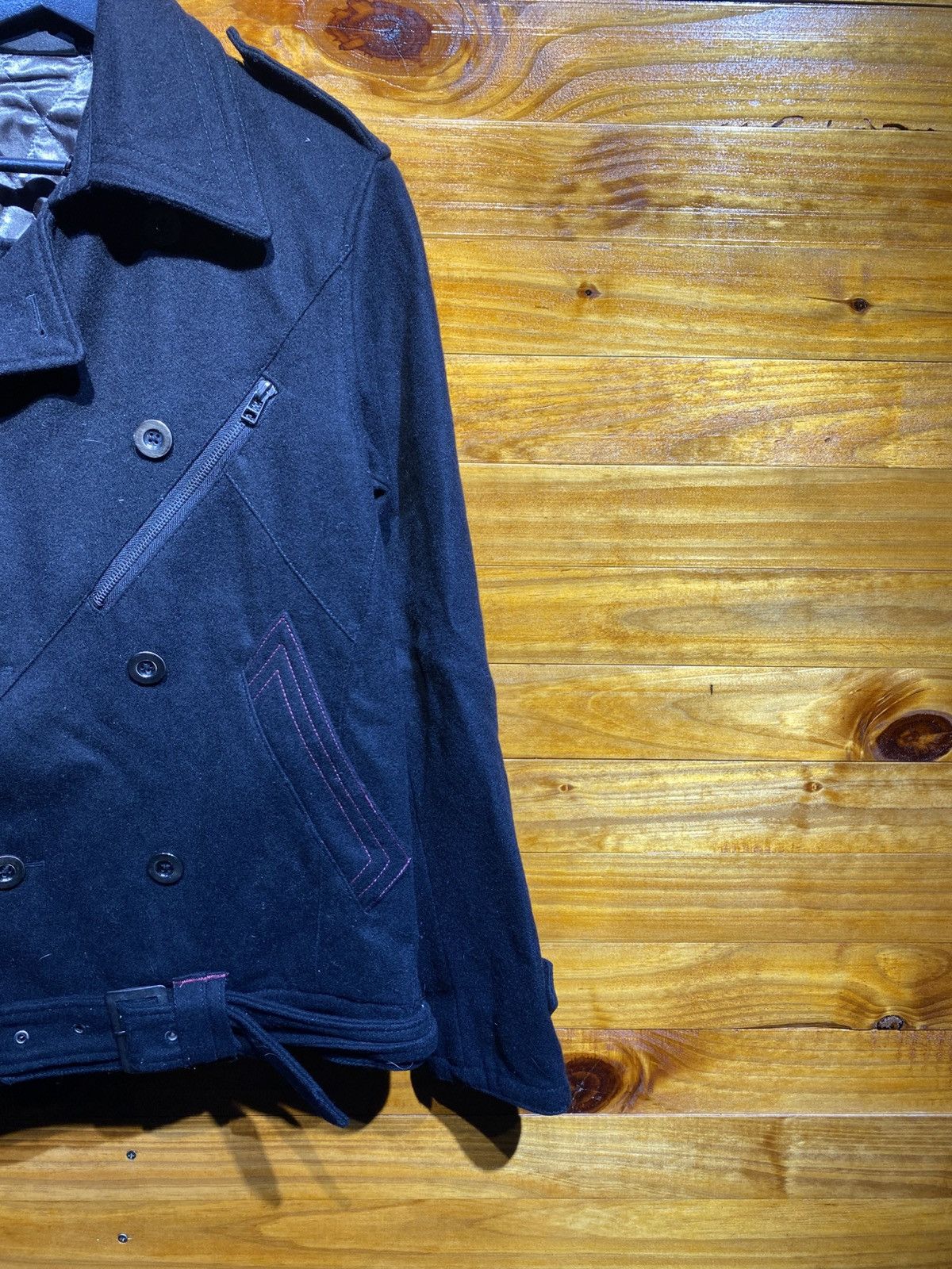 Japanese Brand Ignition Black Jacket – Classic Double-Breasted Military Size US M / EU 48-50 / 2 - 6 Thumbnail