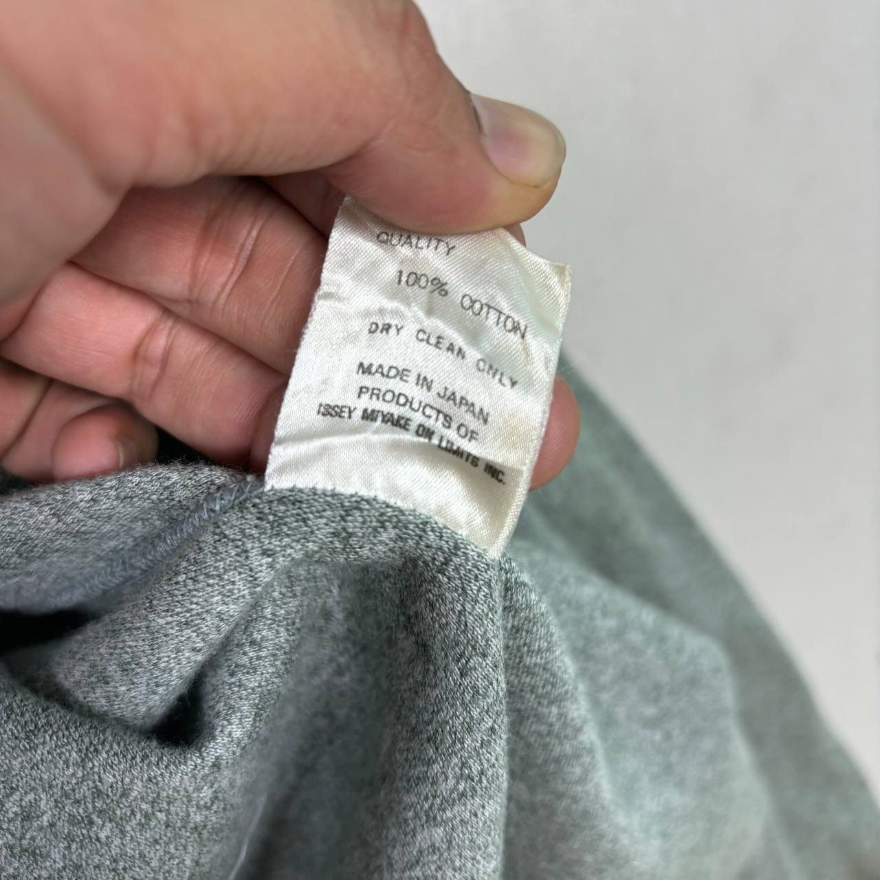 Issey Miyake Vtg 80s Issey Miyake Men Grey Cotton Haori Cardigan L Rare Size US L / EU 52-54 / 3 - 8 Thumbnail