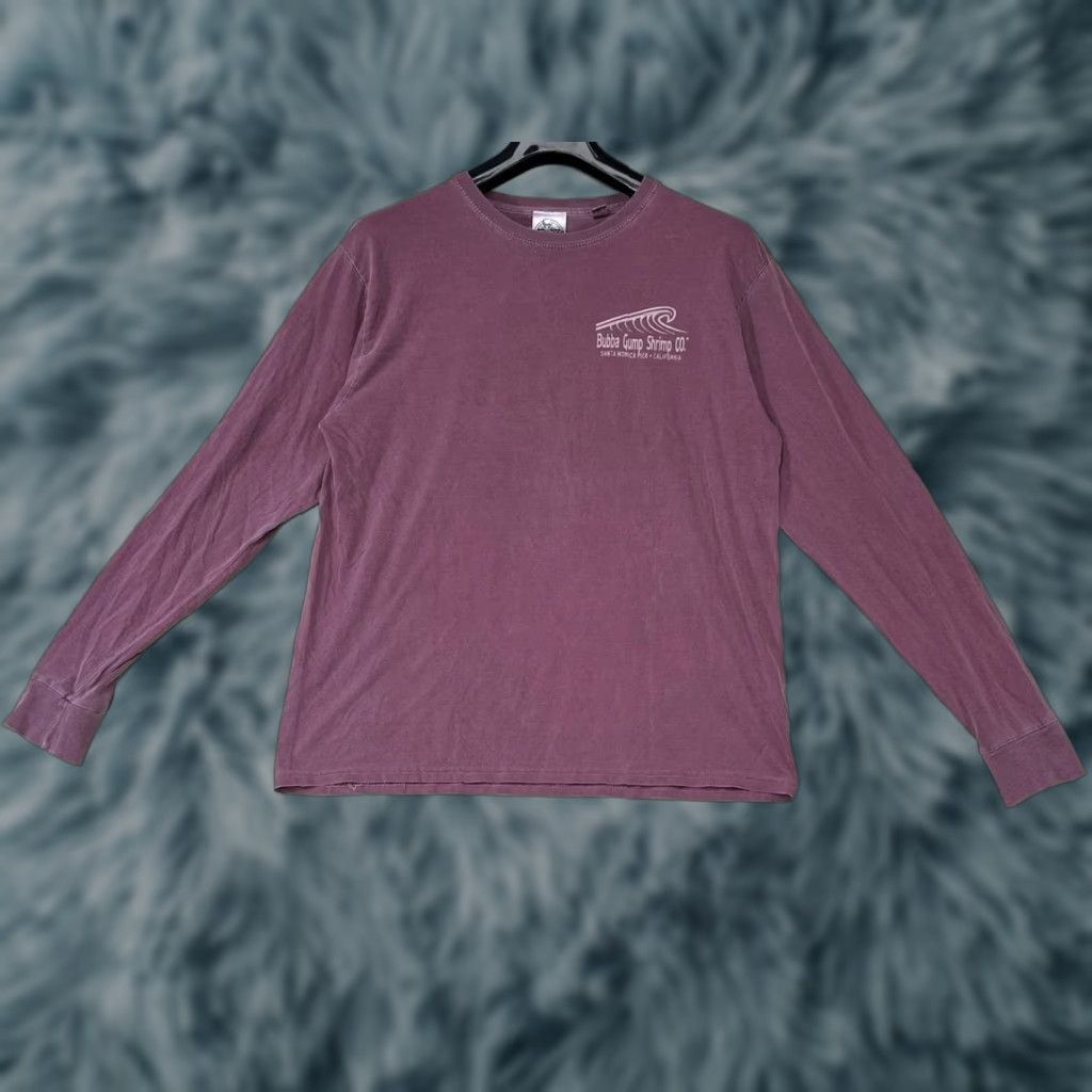 Shrimps BUBBA GUMP Shrimp Company Santa Monica Pier T-Shirt Long Sleeve Red Size M Unisex Adults Santa Monica 84 brand Mens Womens? Size US M / EU 48-50 / 2 - 1 Thumbnail
