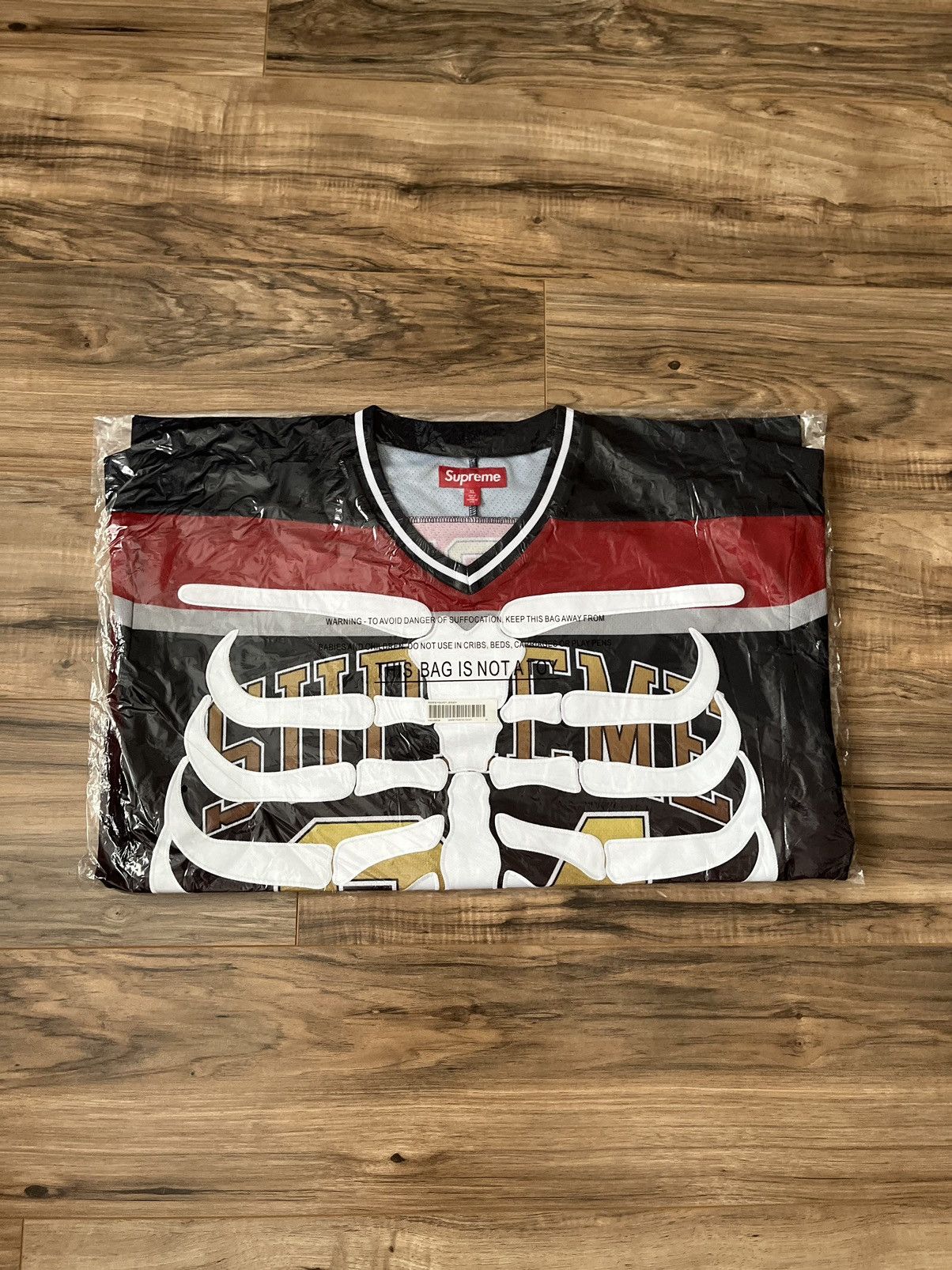 image of Supreme Bones Hockey Jersey, Men's (Size XL)