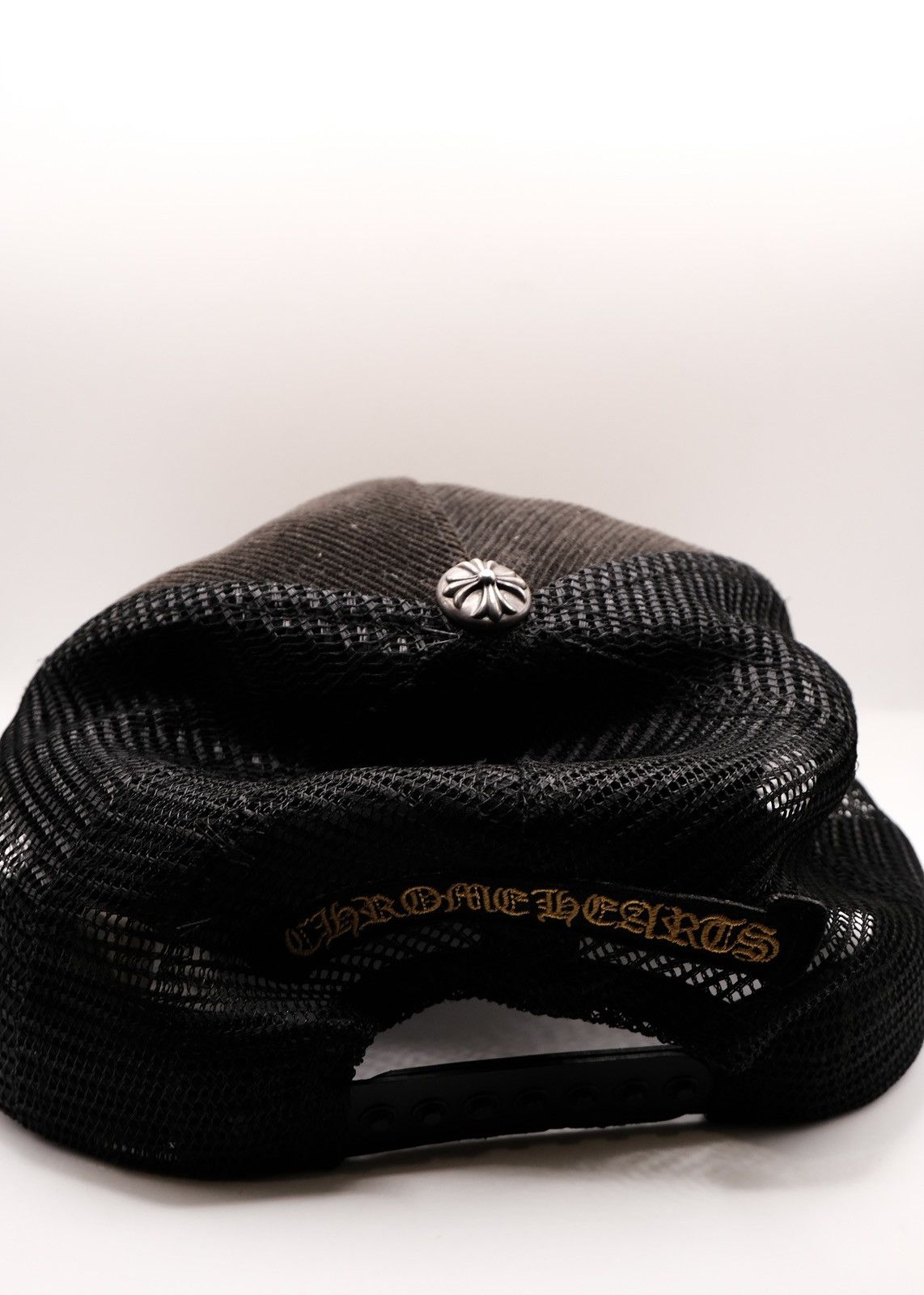 Chrome Hearts CHROME HEARTS CH Corduroy Black/Yellow Trucker Hat Size ONE SIZE - 5 Thumbnail