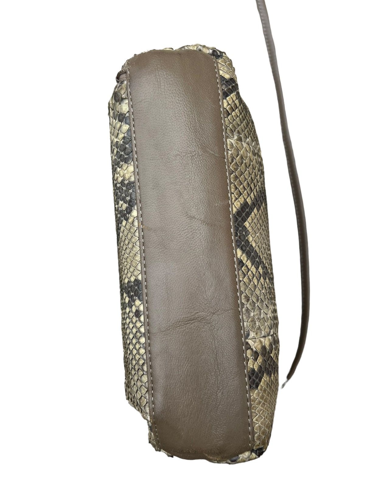 Leather Vintage Arukan Japan Python Snakeskin Leather Bag Mini Size ONE SIZE - 7 Thumbnail