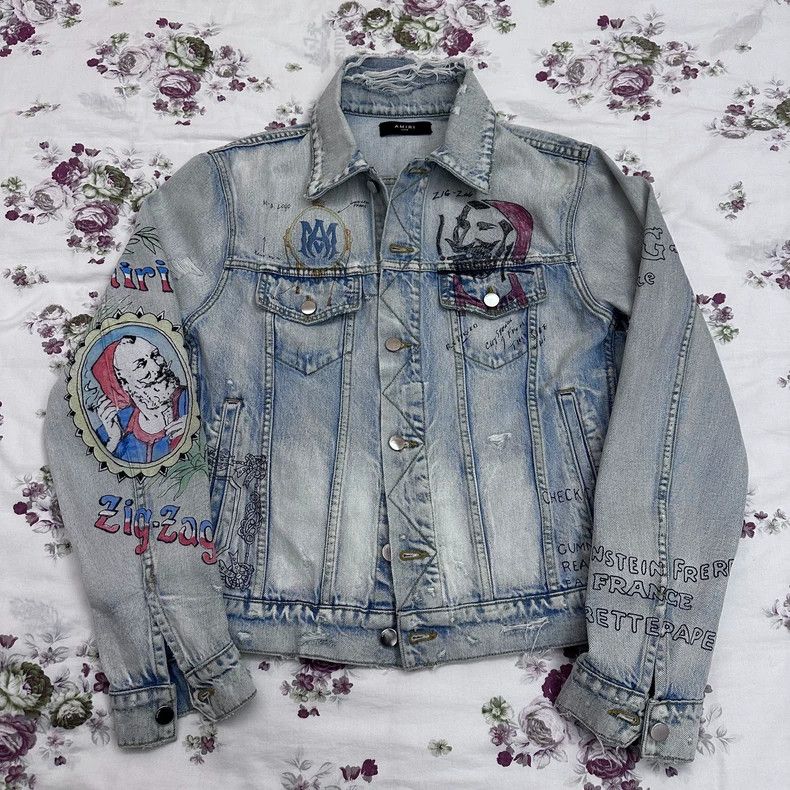 Amiri Amiri Out-of-print statue artist graffiti destroys denim ja Size US L / EU 52-54 / 3 - 2 Thumbnail