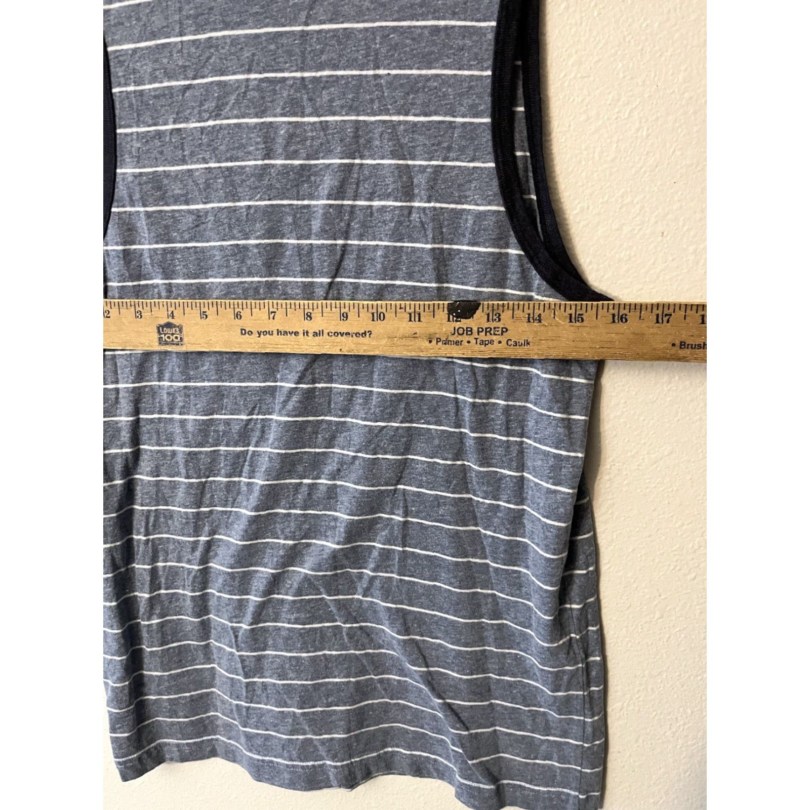 Levi's Levi's Tank Top Small Blue Striped Sleeveless Cotton Polyester Men Size US S / EU 44-46 / 1 - 4 Thumbnail