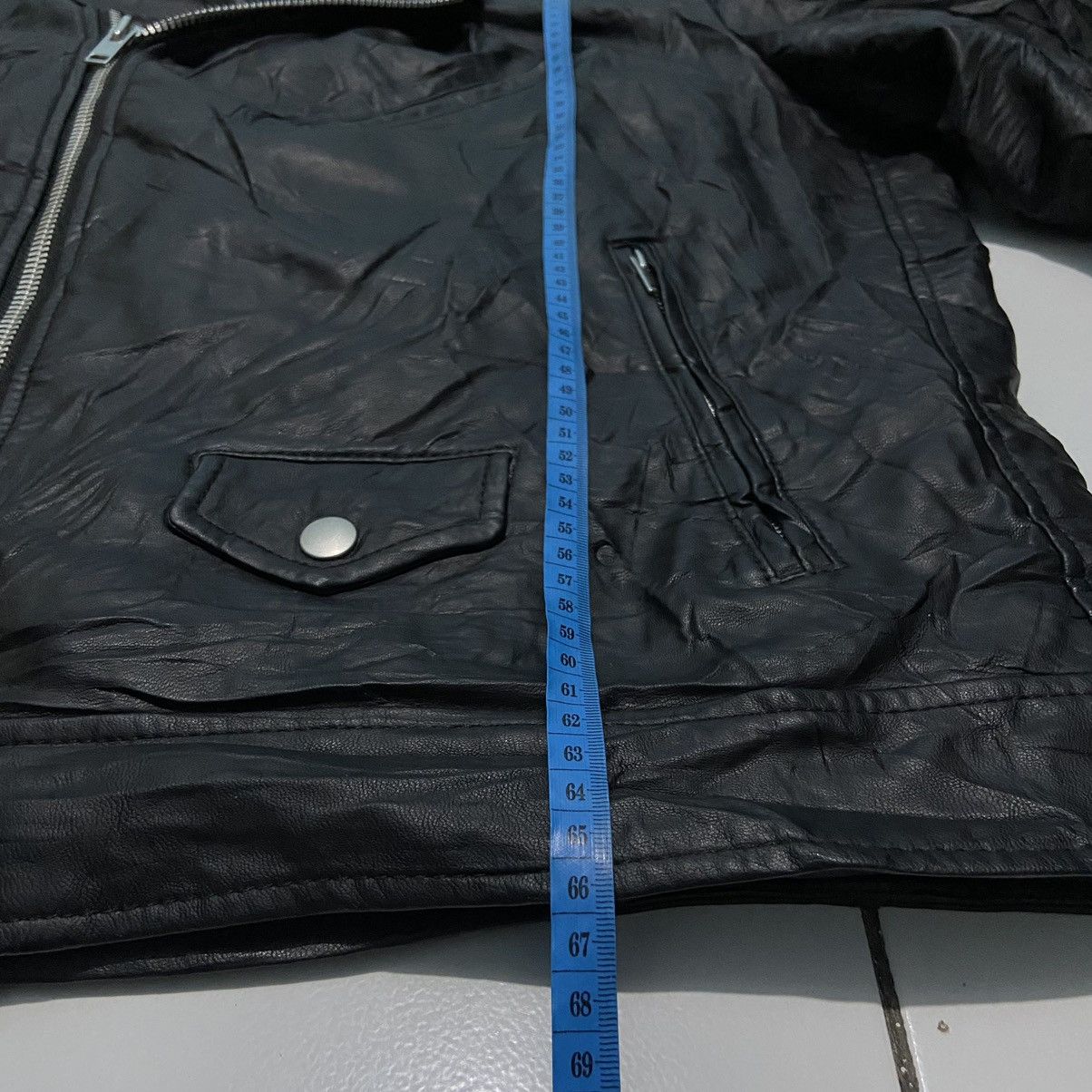Christophe Lemaire × Japanese Brand UNIQLO Biker Leather Jacket Size US XL / EU 56 / 4 - 11 Thumbnail