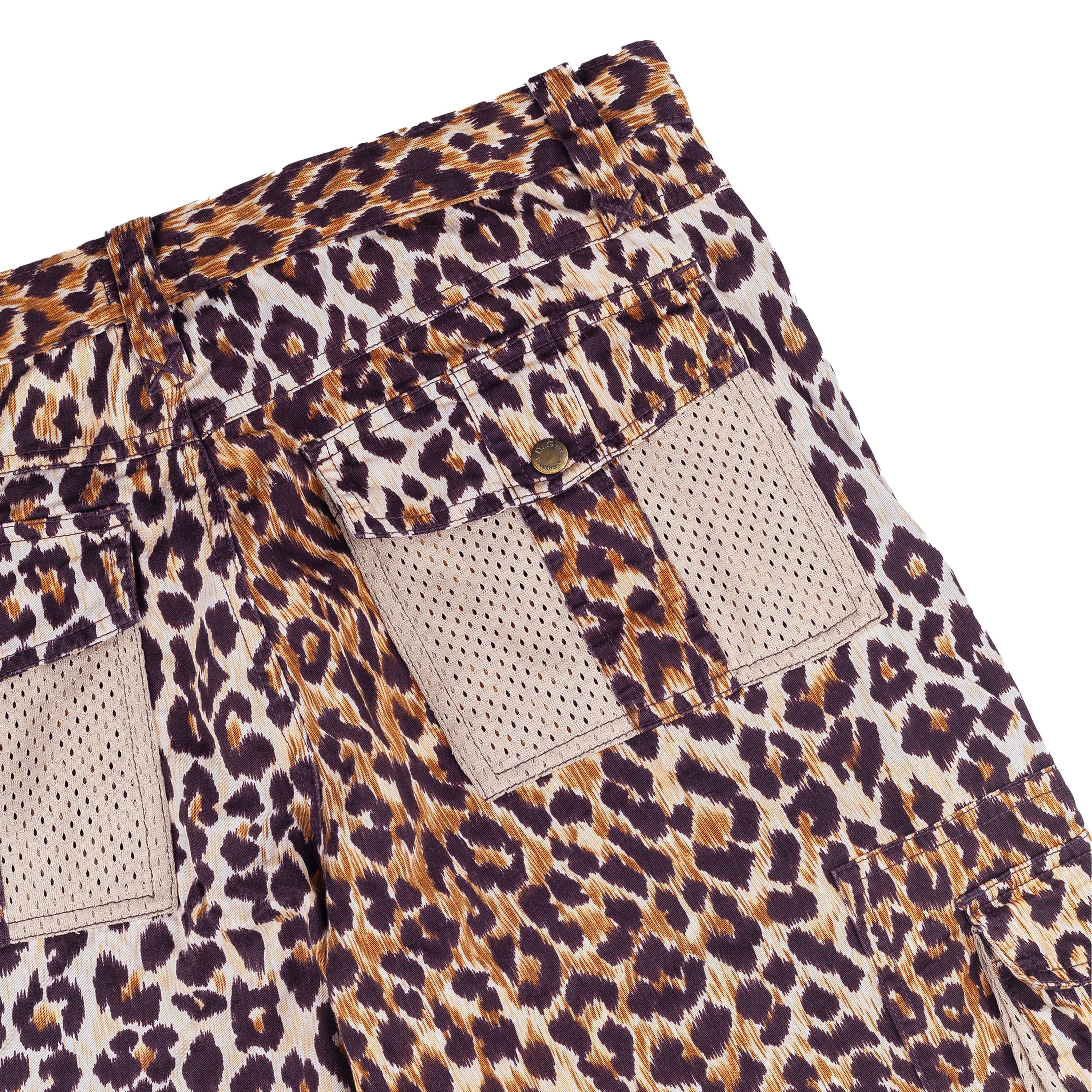 Dolce & Gabbana Dolce & Gabbana Leopard Denim Vintage Pants (M) Size 28" / US 6 / IT 42 - 4 Thumbnail