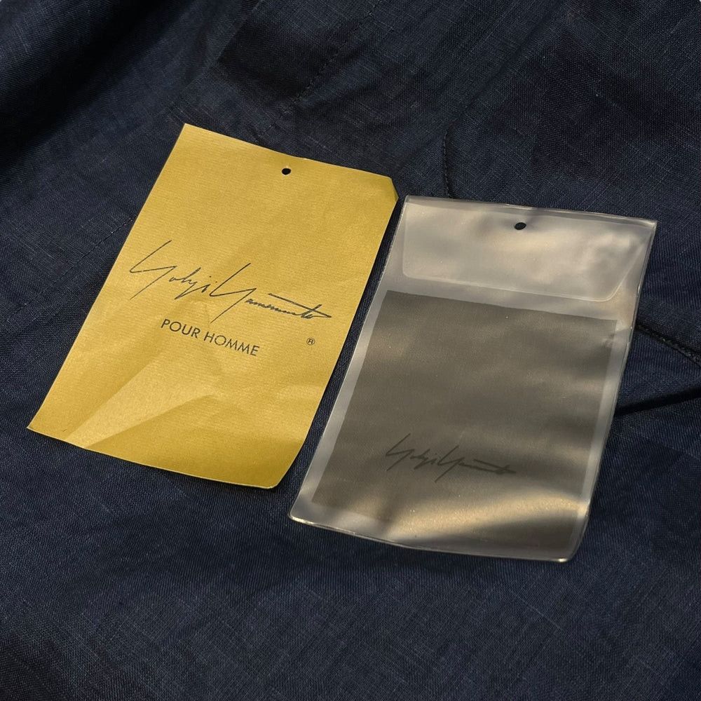 Yohji Yamamoto Yohji Yamamoto pour homme/23ss INDIGO COLLAR FRONT shirt Size US M / EU 48-50 / 2 - 7 Thumbnail