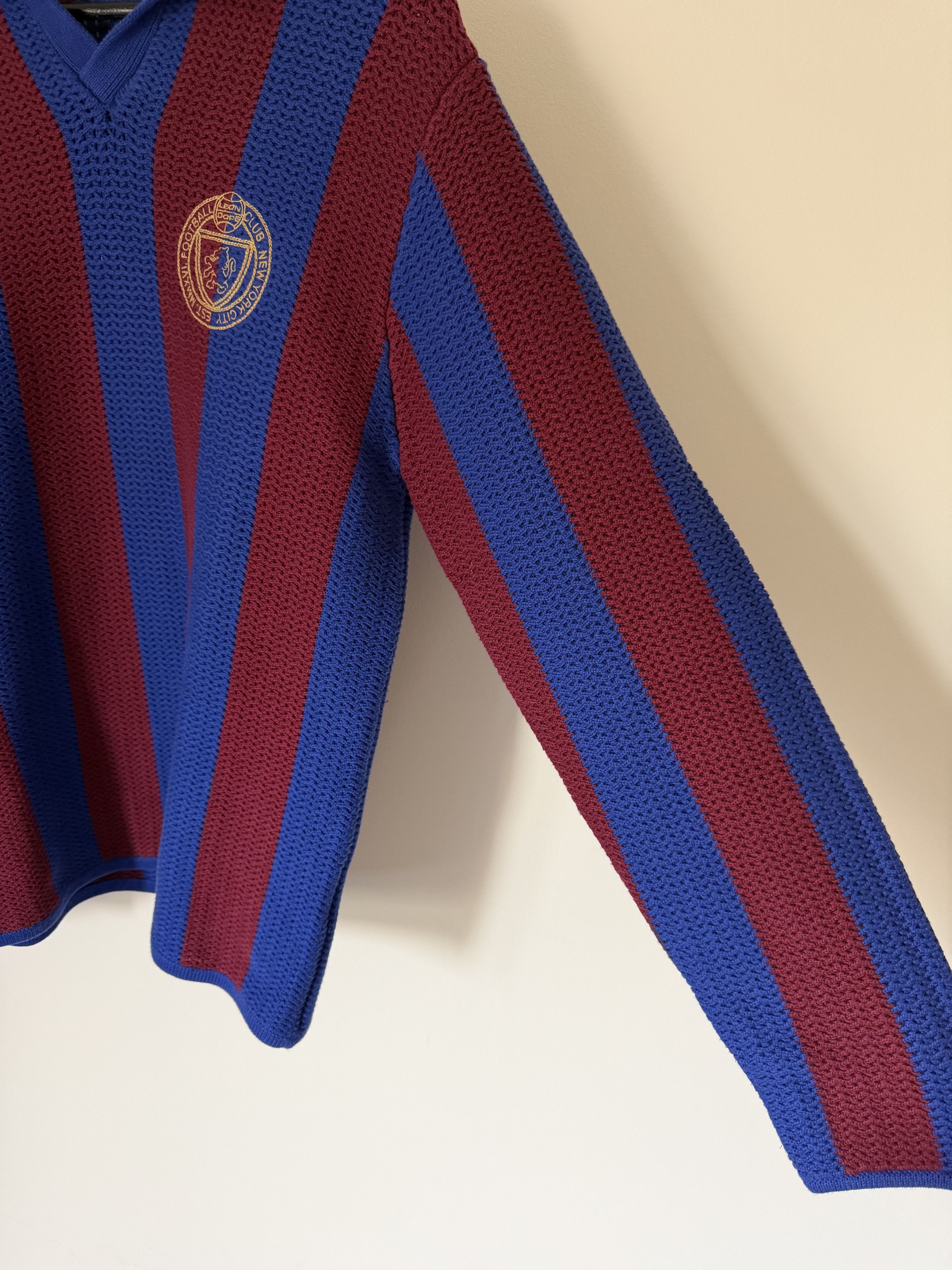 Aime Leon Dore Aime Leon Dore Knit Soccer Jersey in Merlot Red Size US M / EU 48-50 / 2 - 4 Thumbnail
