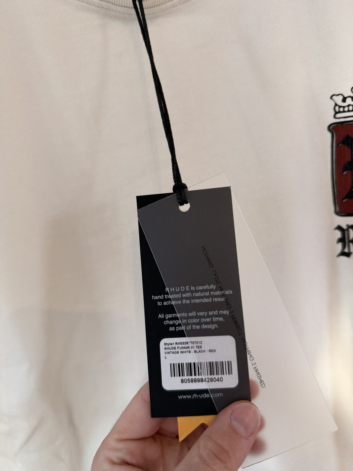Rhude Rhude Fumar 91 Tshirt SS26 Size US L / EU 52-54 / 3 - 4 Thumbnail