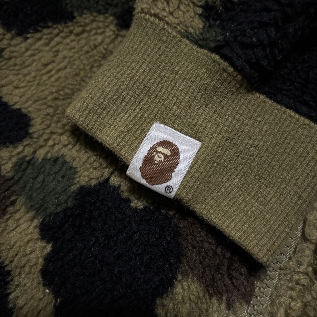 Bape Bape 1st Camo Boa Fleece Jacket Size XS / US 0-2 / IT 36-38 - 6 Thumbnail
