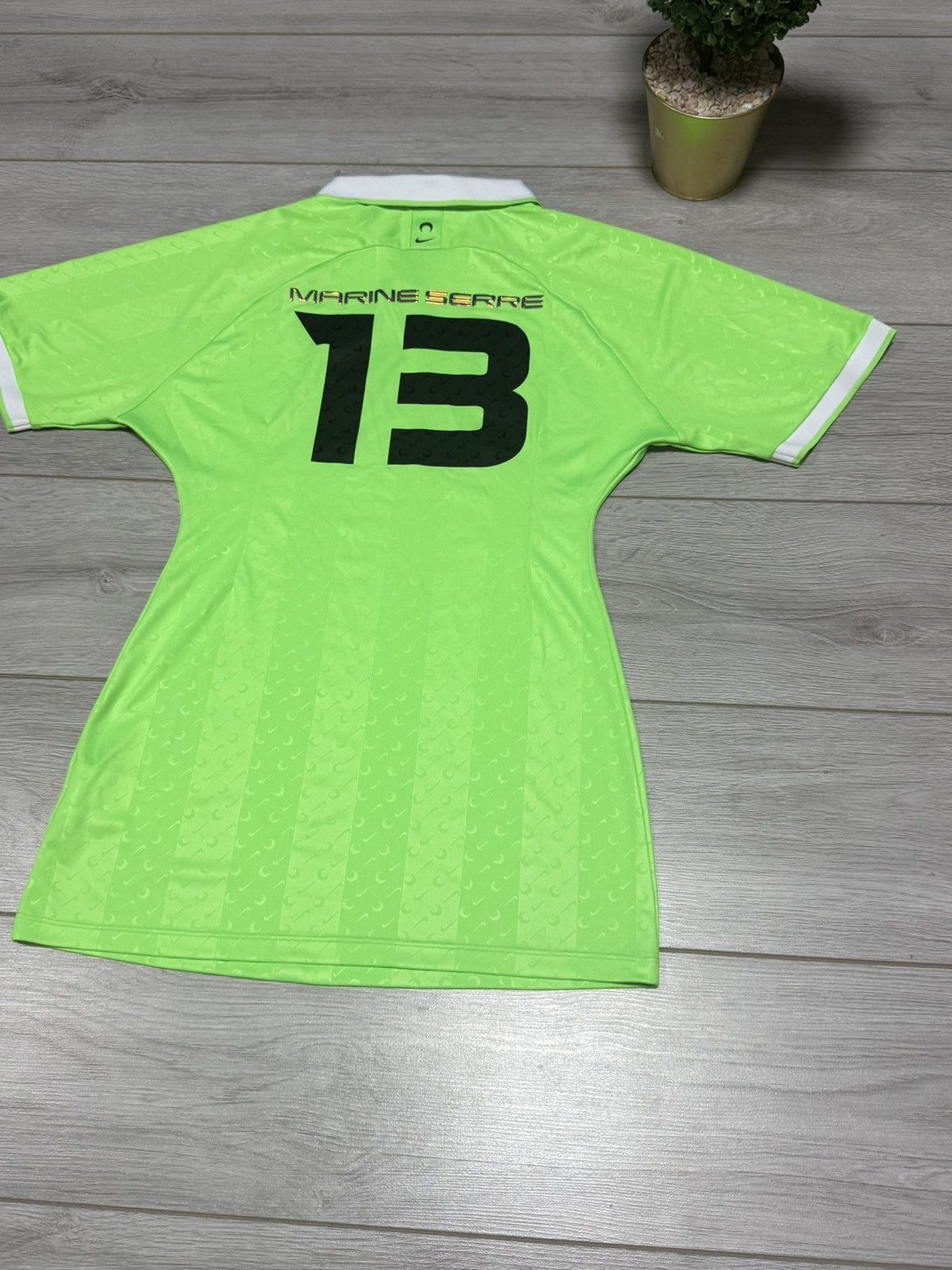 Marine Serre × Nike Nike Marine Sere Mini Jersey Dress Polo Shirt 13 Size S / US 4 / IT 40 - 3 Thumbnail
