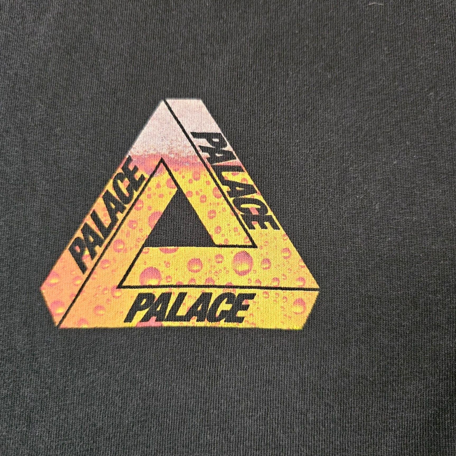 Palace Palace T-Shirt Black Mens Size S Short Sleeve Graphic Print Crew Neck Regular Fit Logo All Seasons Size US S / EU 44-46 / 1 - 4 Thumbnail