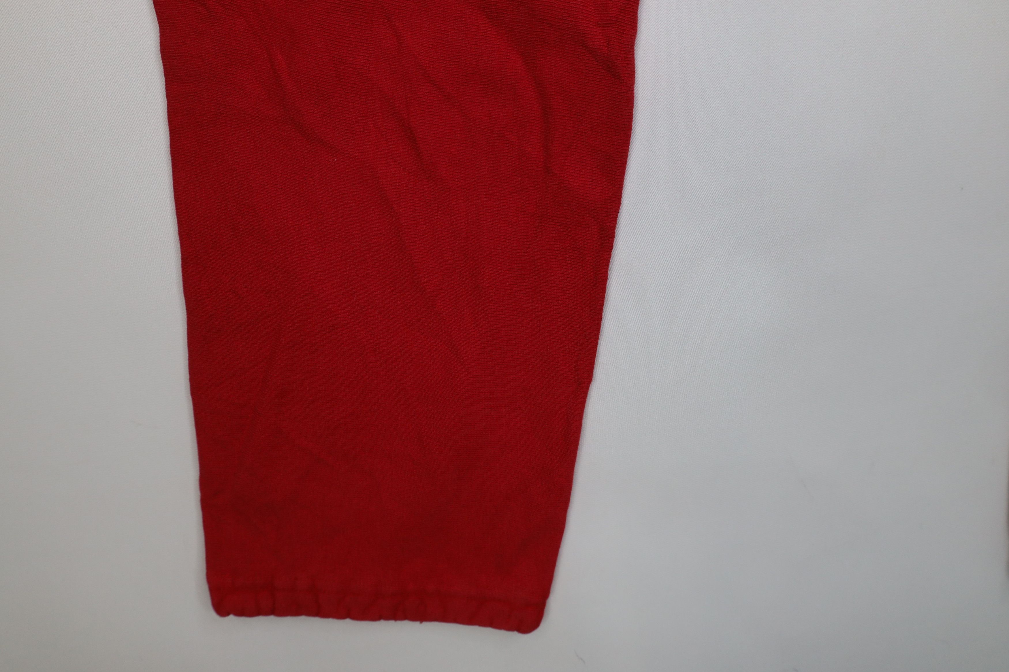 Champion Vintage 90s Champion Reverse Weave Gusset Sweatpants Red USA Size US 34 / EU 50 - 14 Thumbnail