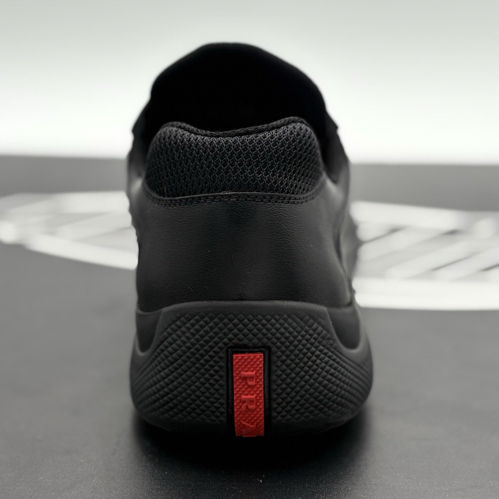 Prada Prada Americas Cup ' Black Leather ' | ONLY WORN 1x Size US 8 / EU 41 - 3 Thumbnail