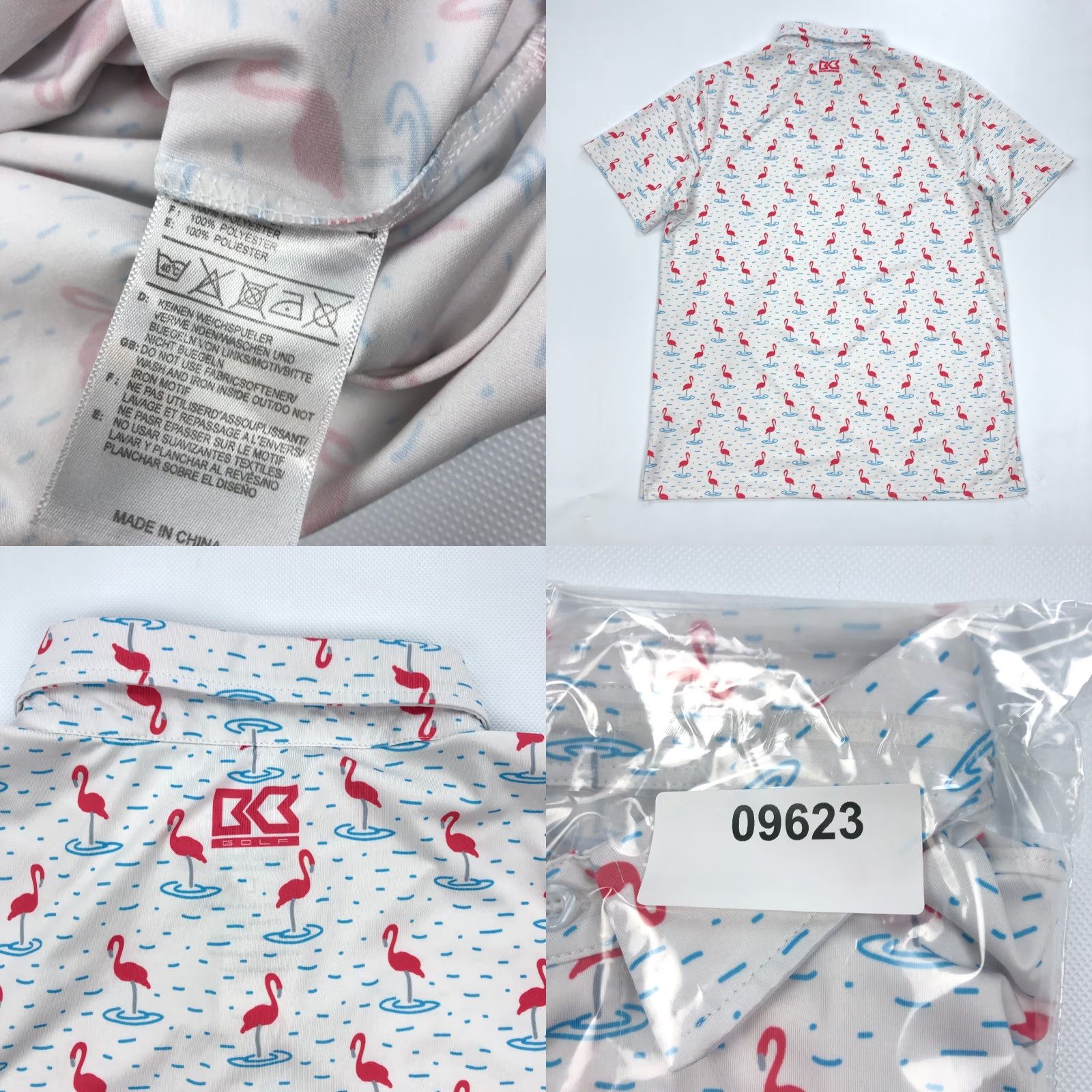 Cutter & Buck Cutter & Buck Polo Shirt Men L Golf Performance Flamingo All Over Print Size US L / EU 52-54 / 3 - 8 Thumbnail