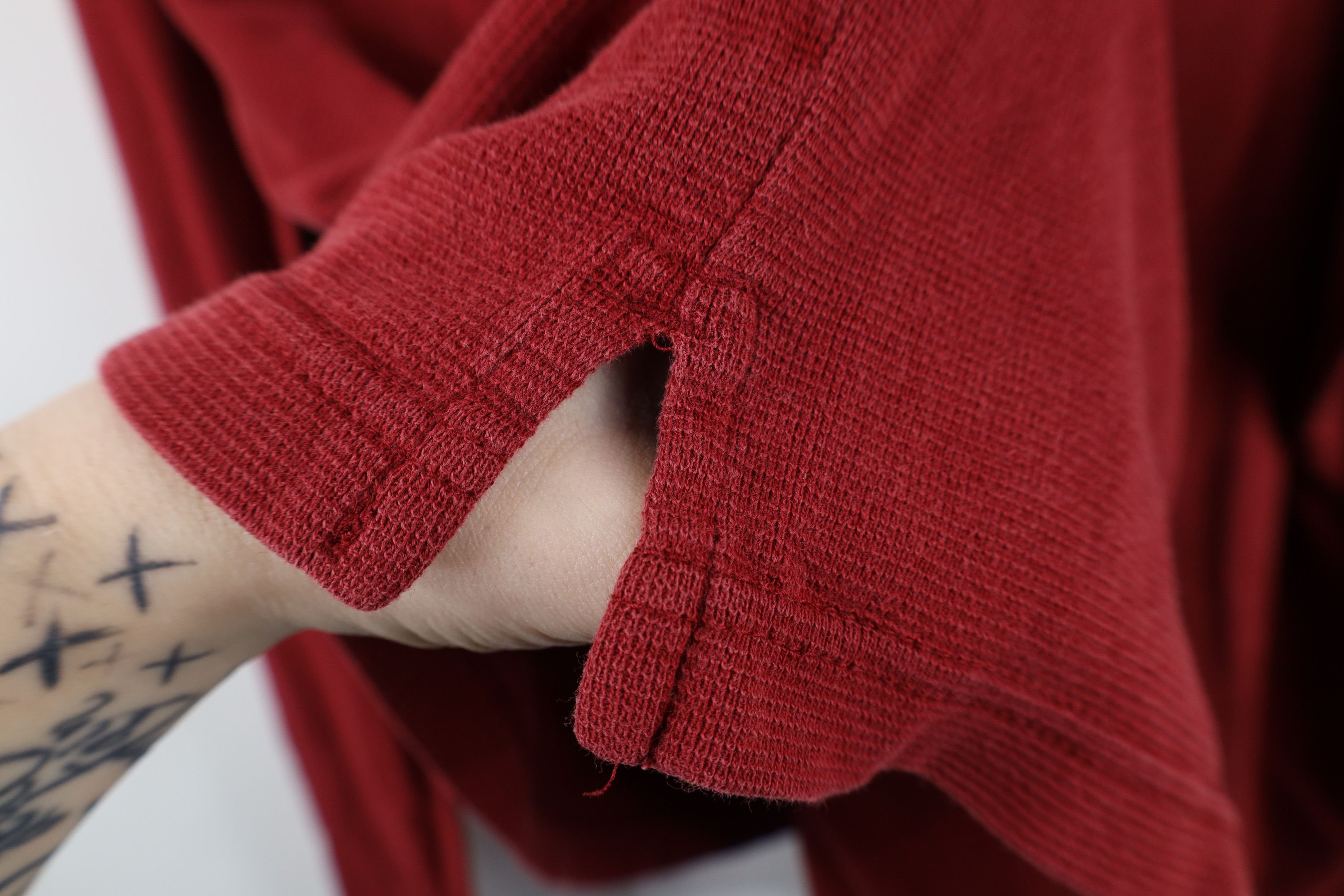 Eddie Bauer Vintage Eddie Bauer Waffle Knit Long Sleeve T-Shirt Red Size US XL / EU 56 / 4 - 7 Thumbnail