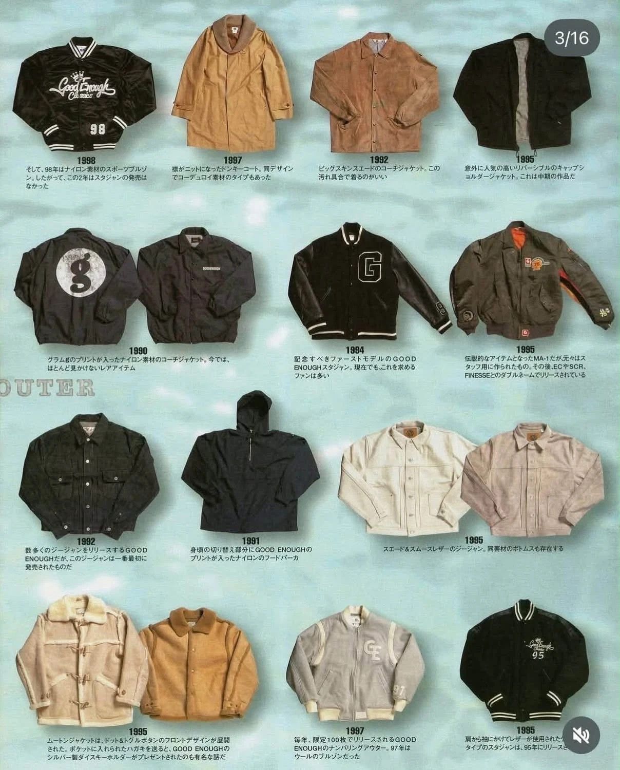 GOODENOUGH Goodenough 1994 Varsity Jacket Big G logo Leather Sleeves Size US M / EU 48-50 / 2 - 15 Thumbnail