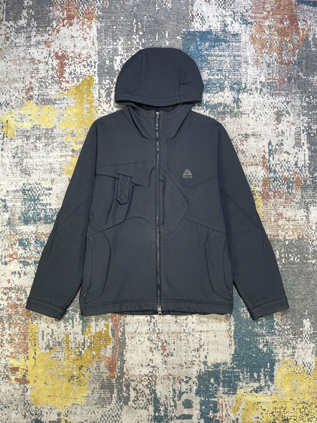 Nike ACG Vtg Y2k Nike ACG Tech Softshell Hooded Jacket Size US M / EU 48-50 / 2 - 1 Thumbnail