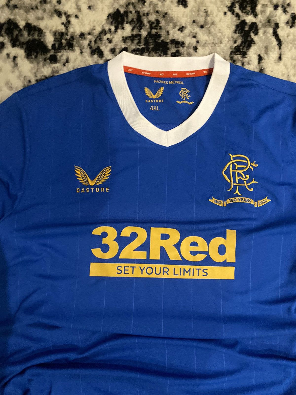 Vintage Rangers Castore Jersey BlockCore Y2k Blue Kit Size US XXL / EU 58 / 5 - 4 Thumbnail