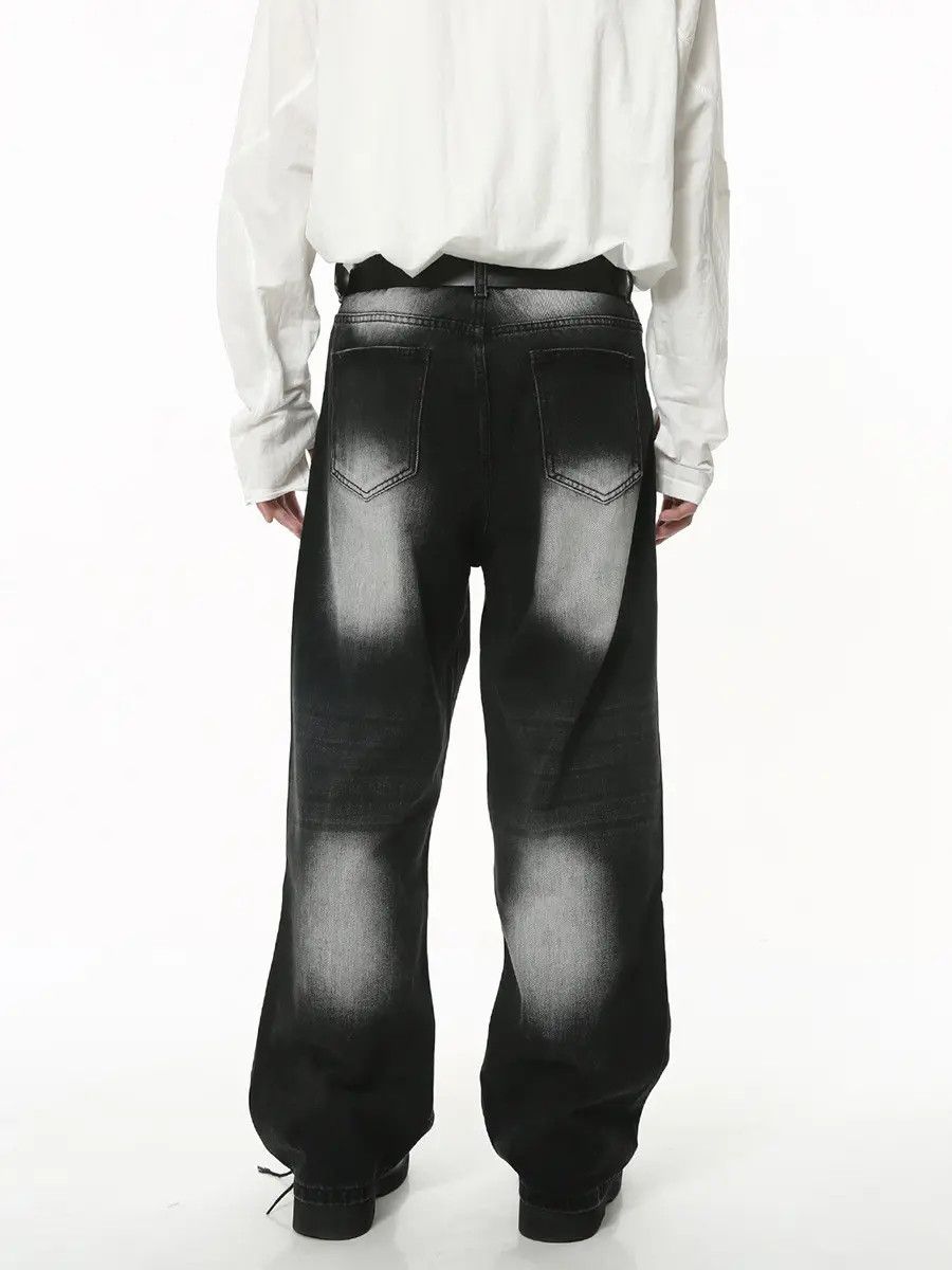 Japanese Brand Retro wide leg loose straight leg jeans Size US 32 / EU 48 - 2 Thumbnail