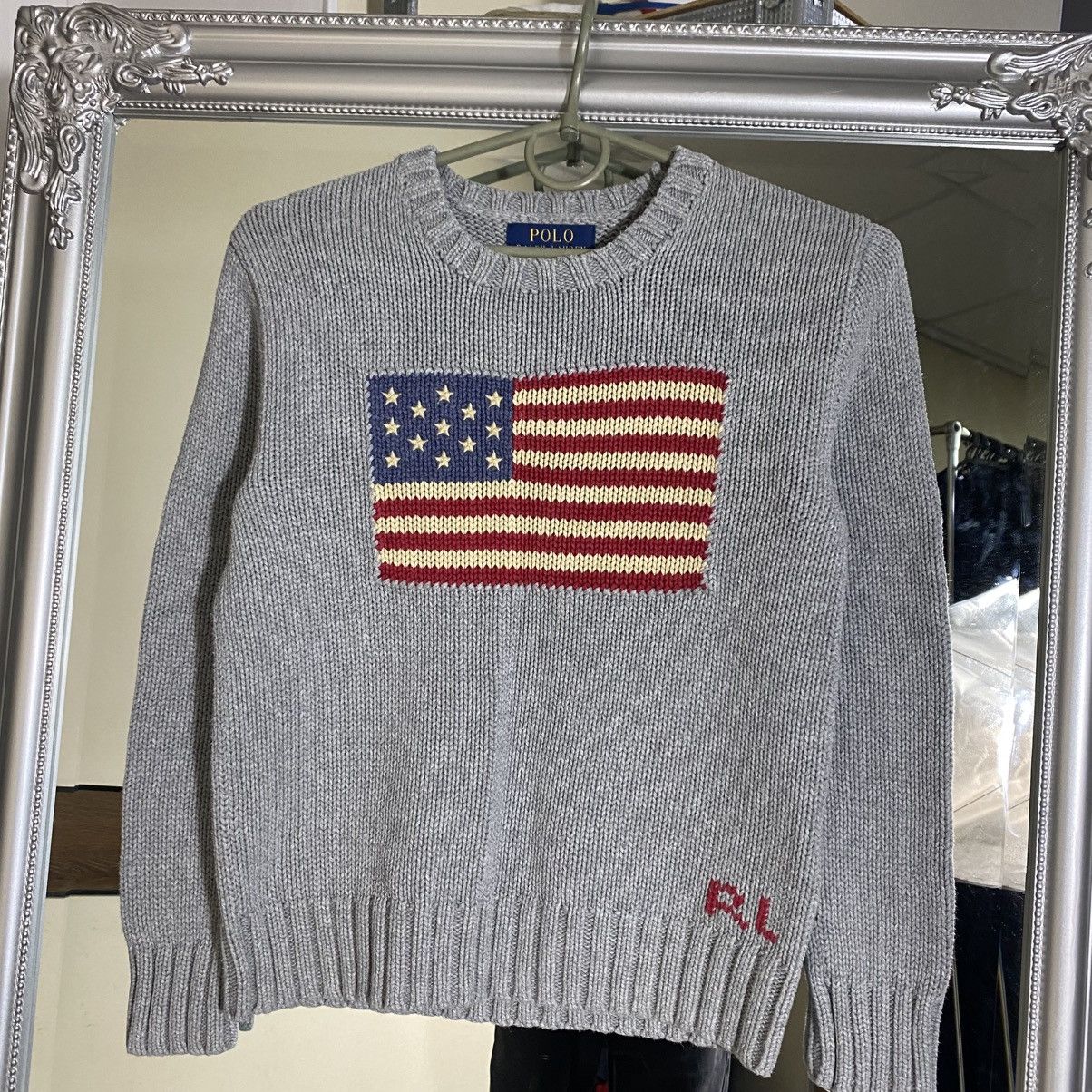 Polo Ralph Lauren Polo Ralph Lauren Sweater USA flag vintage Size US XS / EU 42 / 0 - 3 Thumbnail