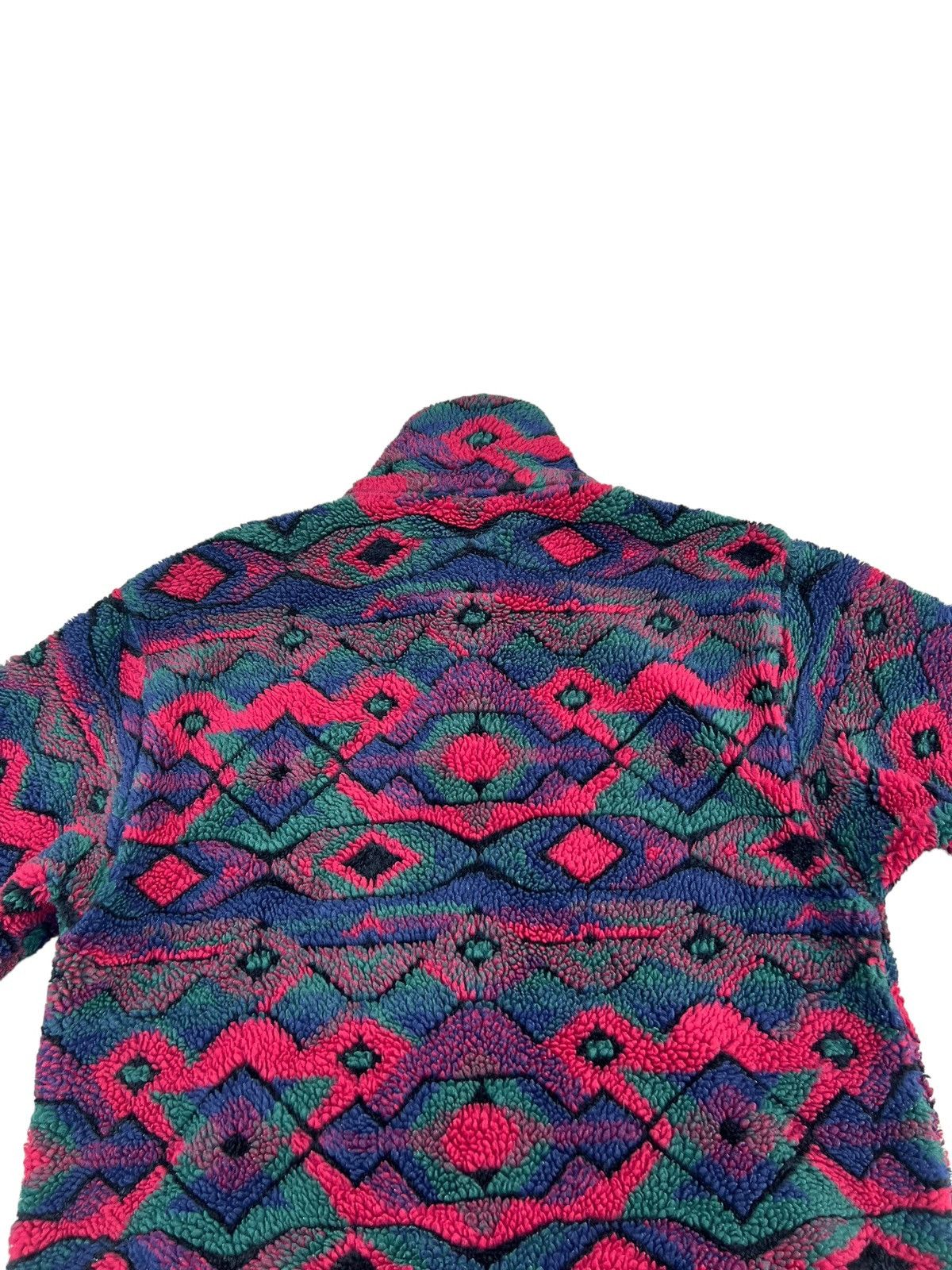 Woolrich Woolen Mills Vintage 90s WOOLRICH Usa Tribal Pullover Bulky Fleece Jacket Size US S / EU 44-46 / 1 - 15 Thumbnail