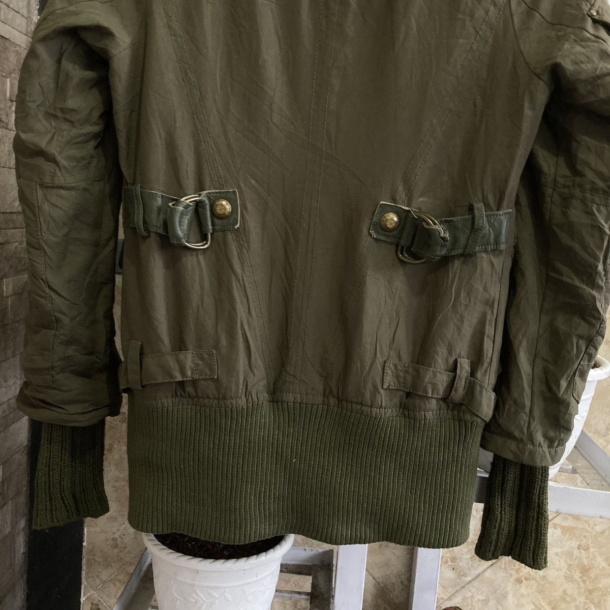 Le Grande Bleu (L.G.B.) SLY - Bondage Bono Fur OG Apocalypse Vkei Jacket Japanese Size US M / EU 48-50 / 2 - 7 Thumbnail