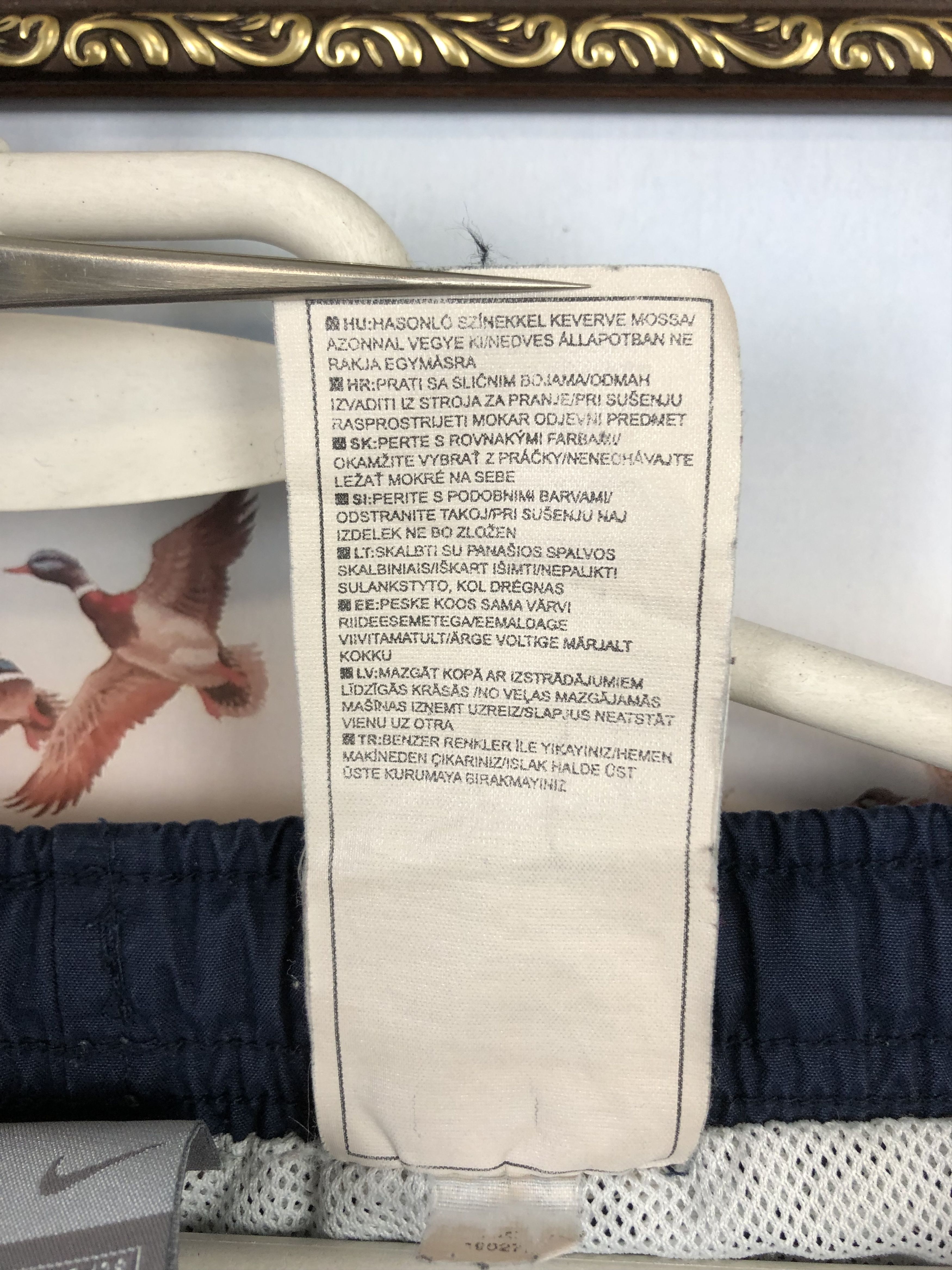 Nike Vintage Nike Blue Track Pants Swoosh Sweatpants Rare Hype Size US 32 / EU 48 - 13 Thumbnail