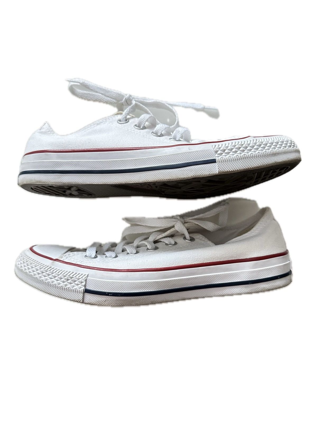 Converse White Converse Low Top Chuck Taylor All Star Shoes 7W 5M Size US 7 / IT 37 - 8 Thumbnail