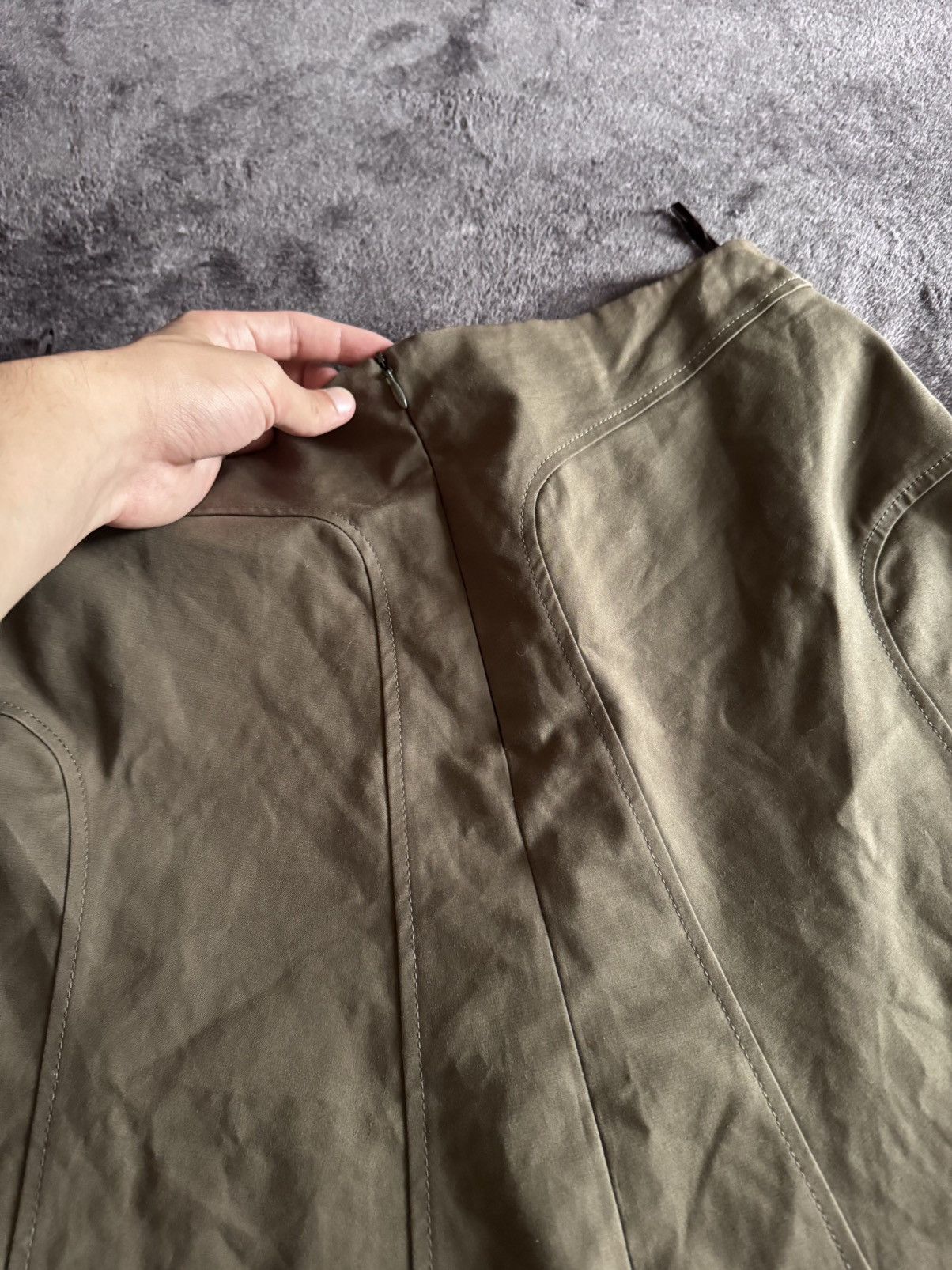 Jil Sander Jil sander vintage womans skirt olive avant-garde Size 38" / US 16 / IT 52 - 12 Thumbnail