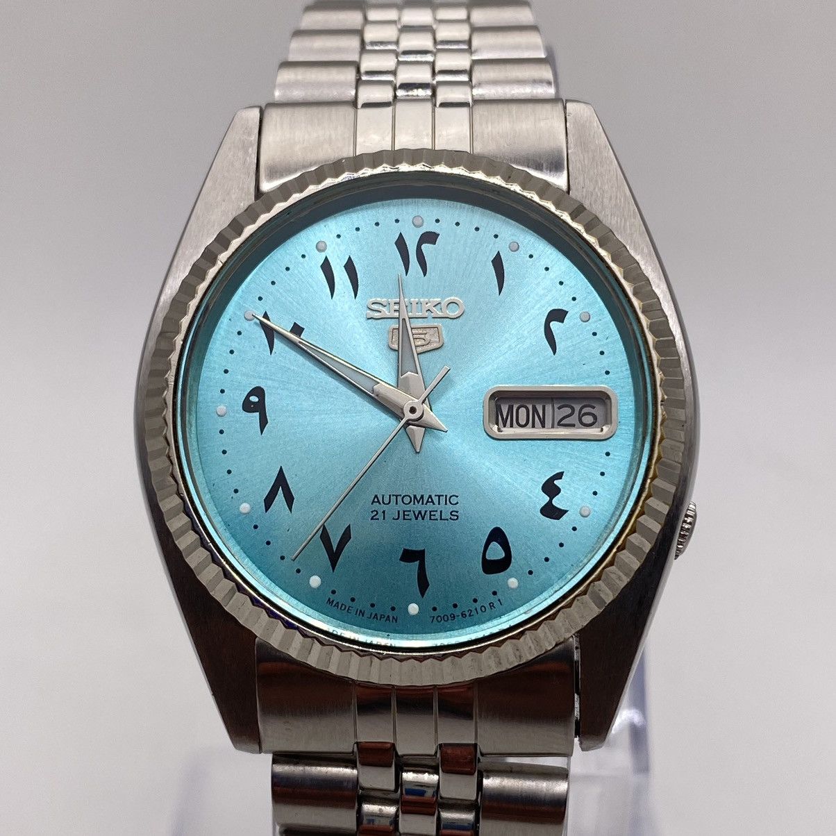 Seiko Seiko 5 Automatic 7009 Fluted Bezel Men’s Wristwatch Size 36 - 7 Thumbnail