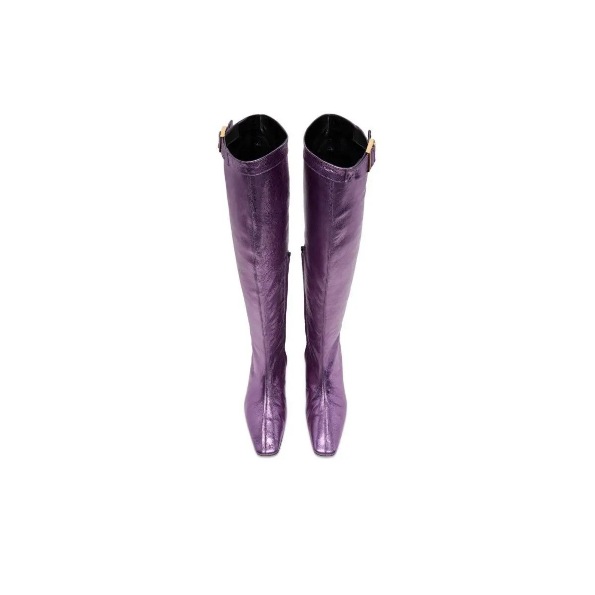 Tom Ford o1w1db11224 W3276 Leather Boots in Purple Size US 7 / IT 37 - 4 Thumbnail