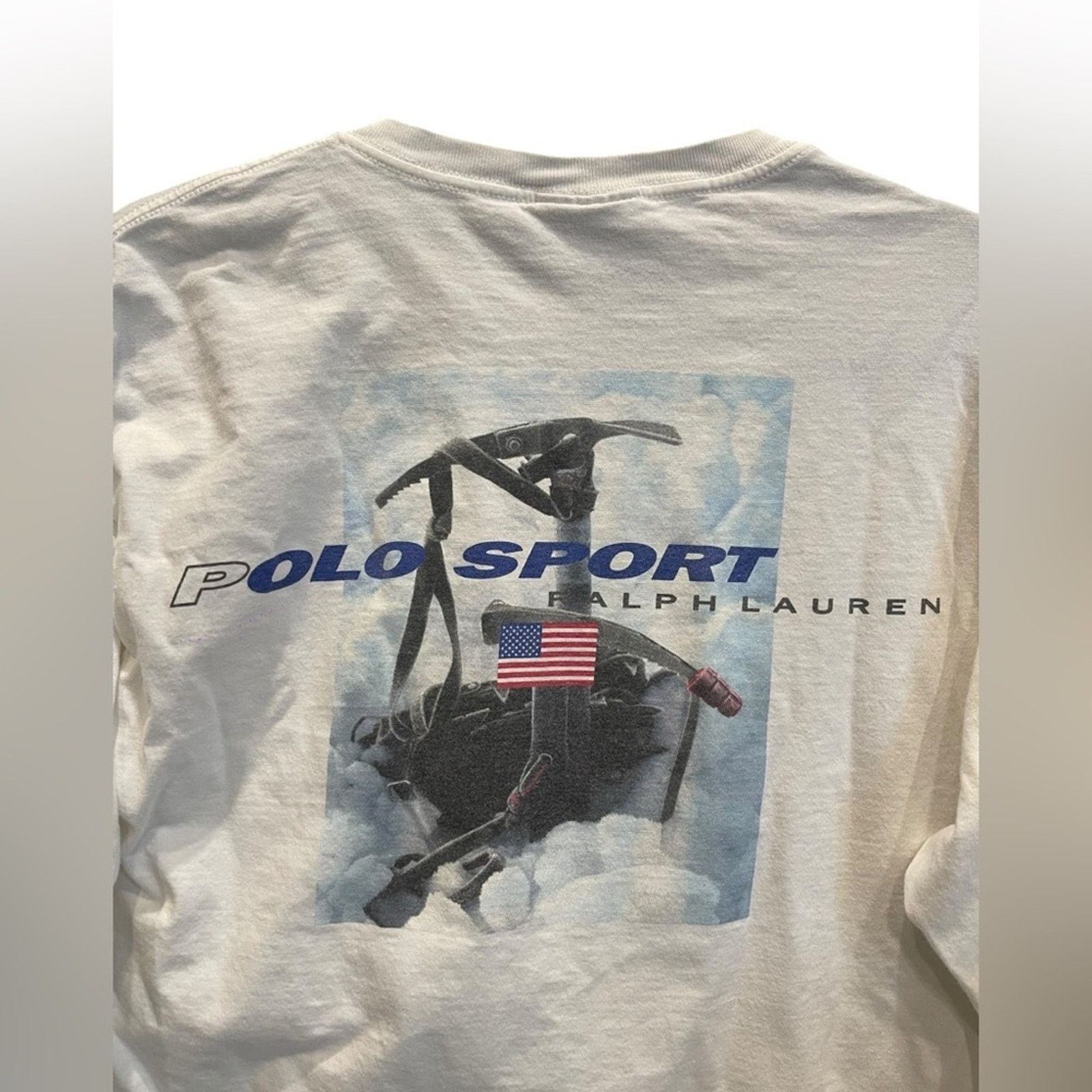 Polo Ralph Lauren VTG Polo Sport Ralph Lauren Arctic Challenge T/Shirt Sz M Size US M / EU 48-50 / 2 - 2 Thumbnail