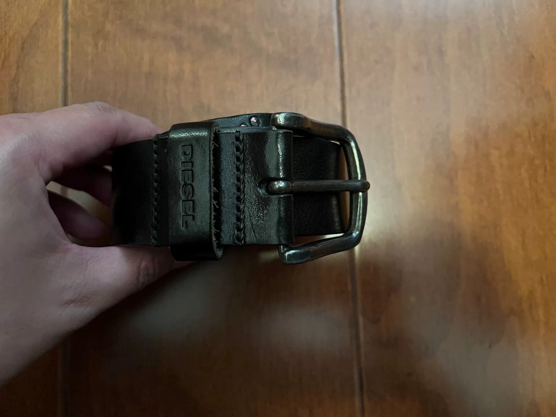 Diesel Diesel Rivet Leather Belt Size ONE SIZE - 1 Thumbnail