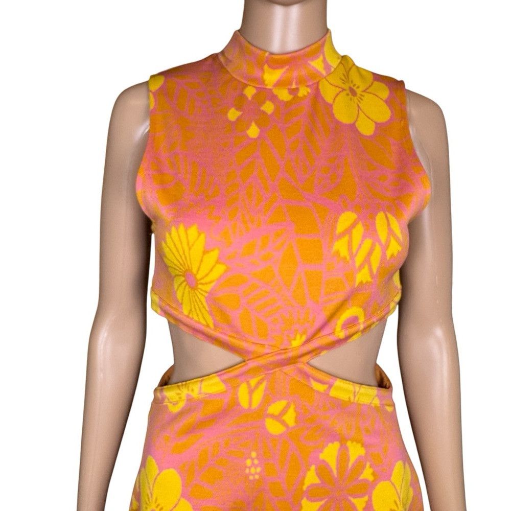 Zara New Zara Cut-Out Jacquard Mini Dress Size M Size M / US 6-8 / IT 42-44 - 3 Thumbnail