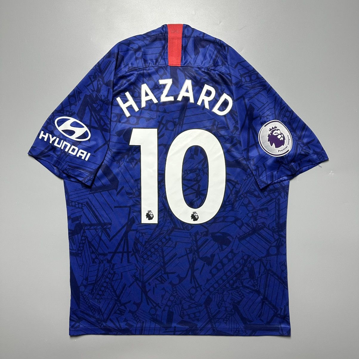Nike CHELSEA NIKE 2019/2020 FOOTBALL HOME JERSEY #10 HAZARD Size US L / EU 52-54 / 3 - 1 Thumbnail
