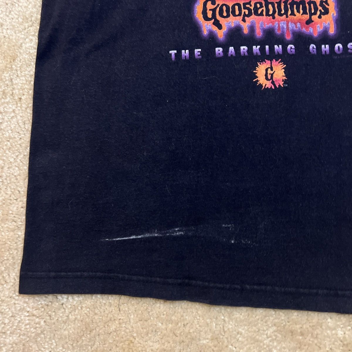 Vintage Vintage 90s Goosebumps The Barking Ghost Graphic T-Shirt Size US L / EU 52-54 / 3 - 6 Thumbnail