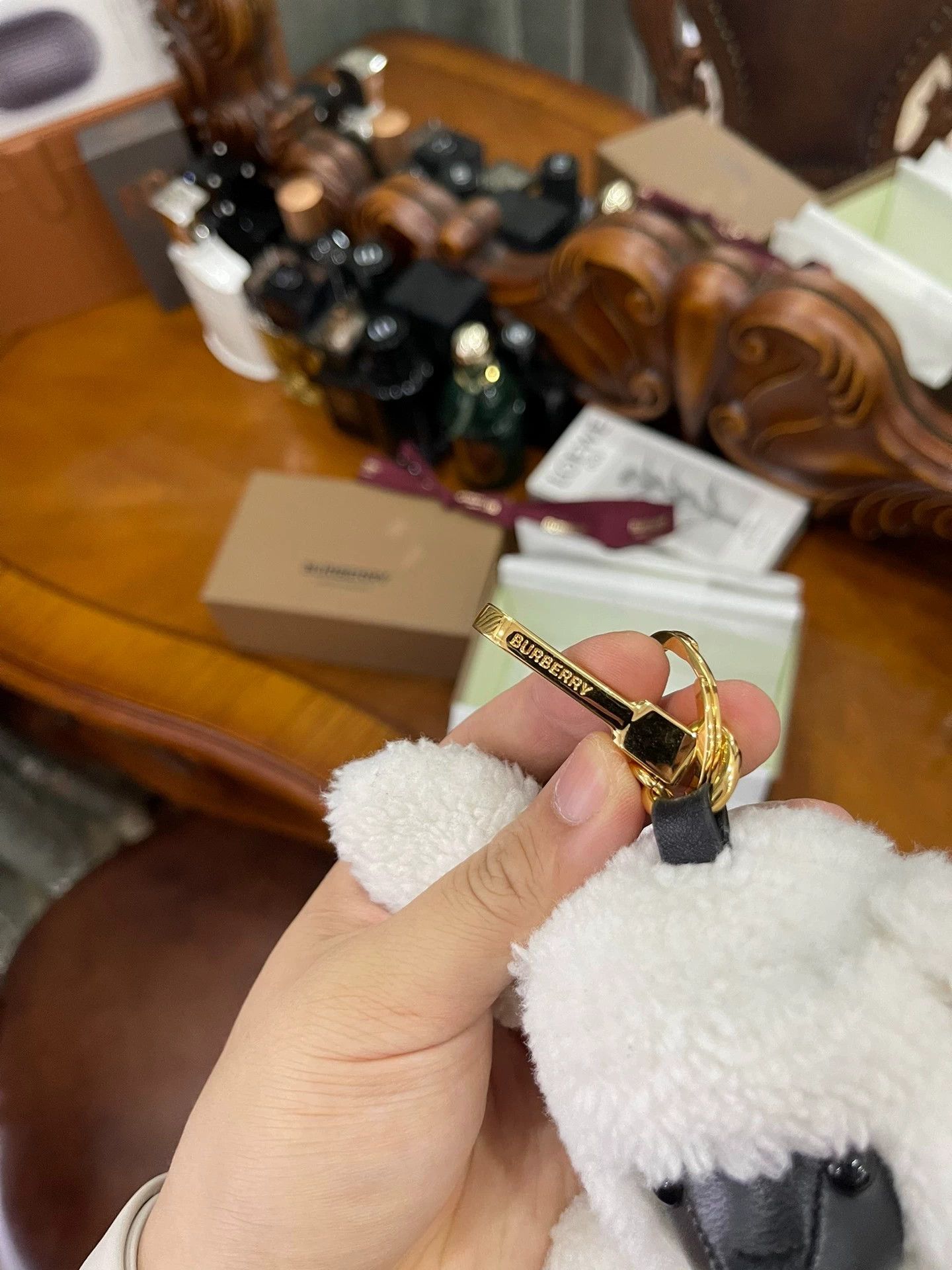 Burberry Burberry Women's Authentic Keychain Charm (Unique, Used) Size ONE SIZE - 4 Thumbnail
