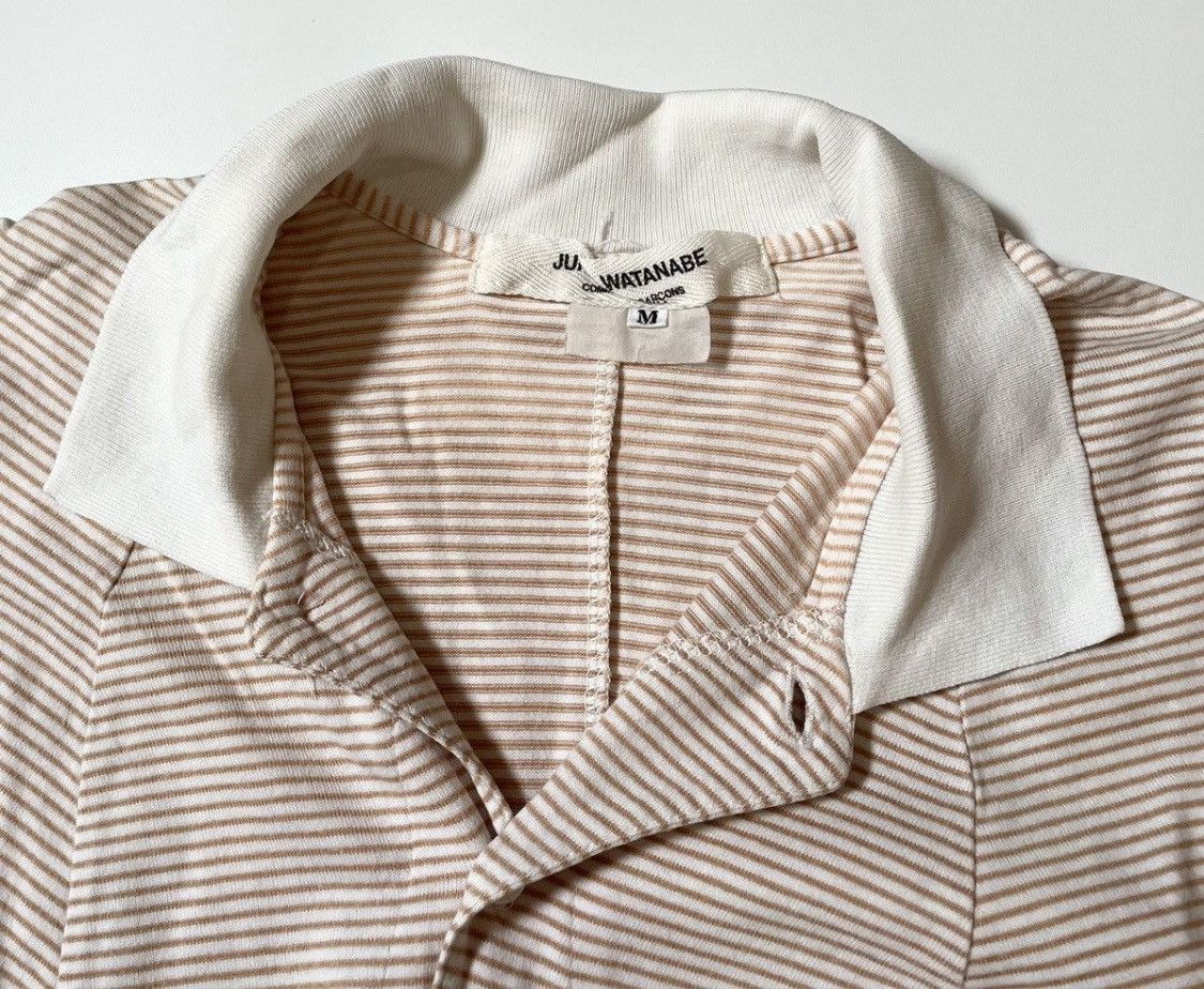 Junya Watanabe Junya watanabe cdg AD2006 asymmetric two tones striped shirt Size M / US 6-8 / IT 42-44 - 2 Thumbnail