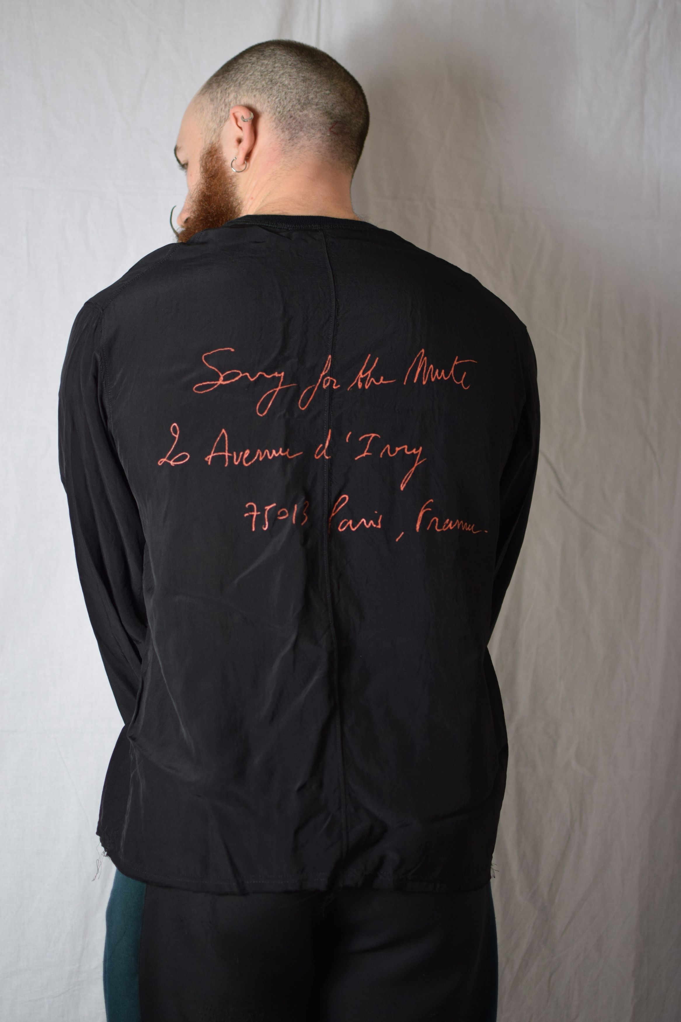 Song For The Mute SftM 22.1 Avenue d'Ivry Top - MJP010P5_CRKBLK Size US L / EU 52-54 / 3 - 4 Thumbnail