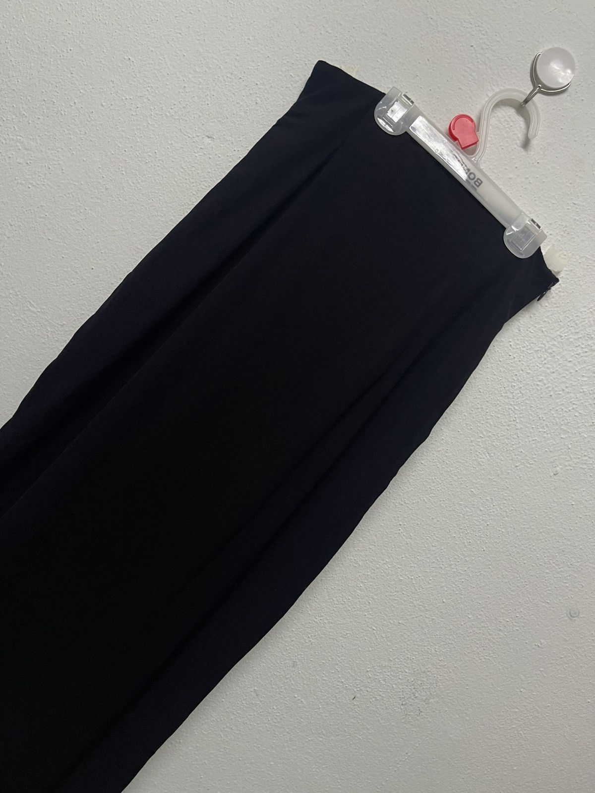 Moschino 90s MOSCHINO WOOL MAXI SKIRT RARE SLIMFIT Size 23" - 4 Thumbnail