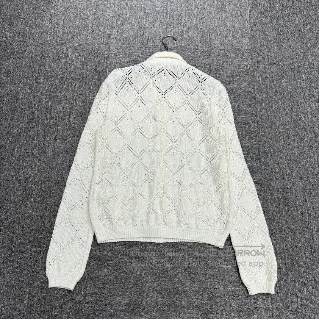 Max Mara MaxMara Hollow knitted cardigan| Size M / US 6-8 / IT 42-44 - 2 Thumbnail