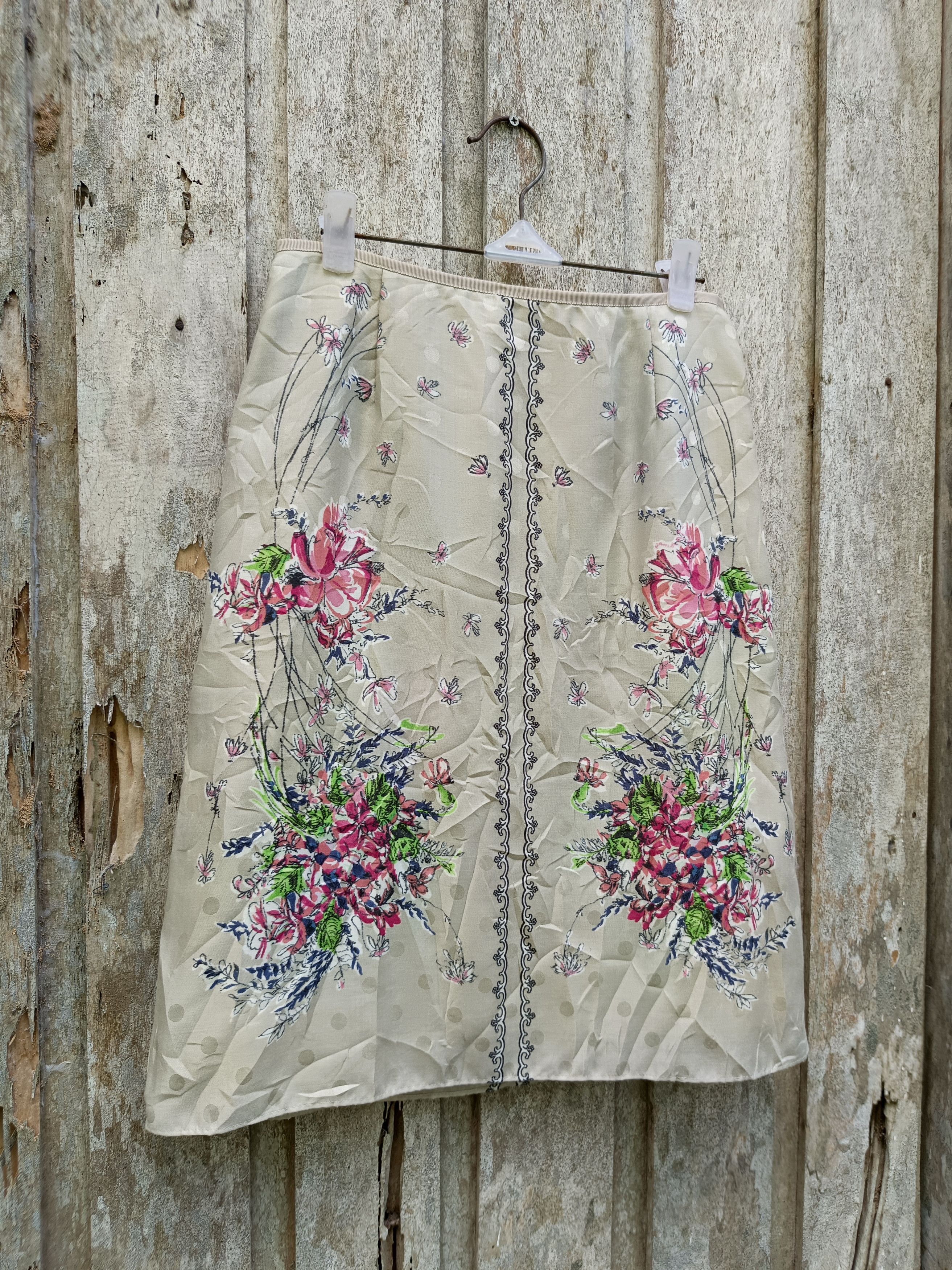 Japanese Brand Sunauna floral skirt Size 26" / US 2 / IT 38 - 2 Thumbnail
