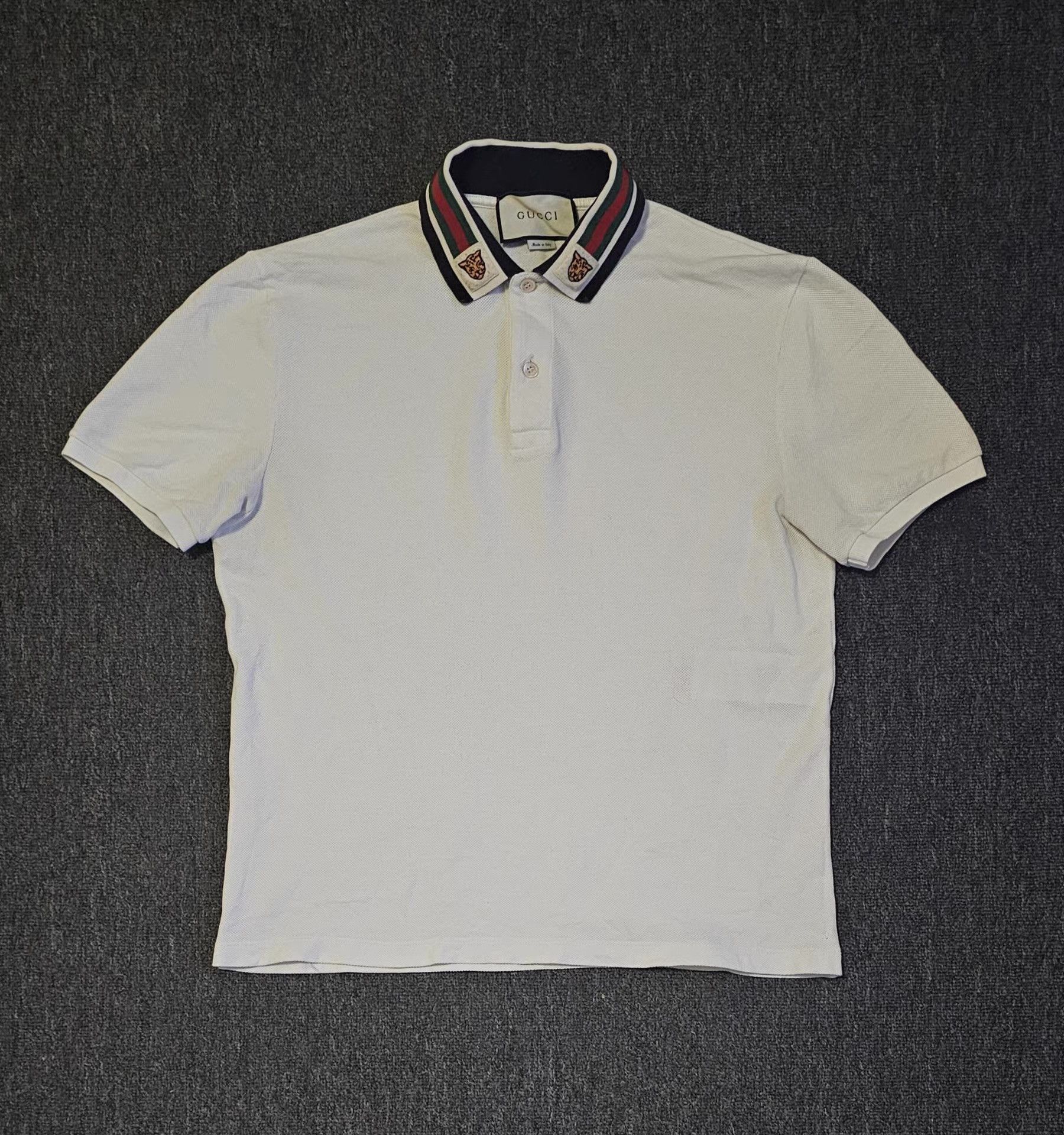 Gucci Gucci Short Sleeve Polo Shirt Size US M / EU 48-50 / 2 - 1 Thumbnail