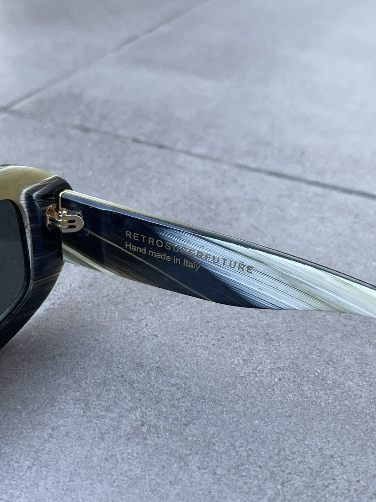 Retrosuperfuture !DS! SS23 Retrosuperfuture Totto Corno Oval Sunglasses Size ONE SIZE - 9 Thumbnail