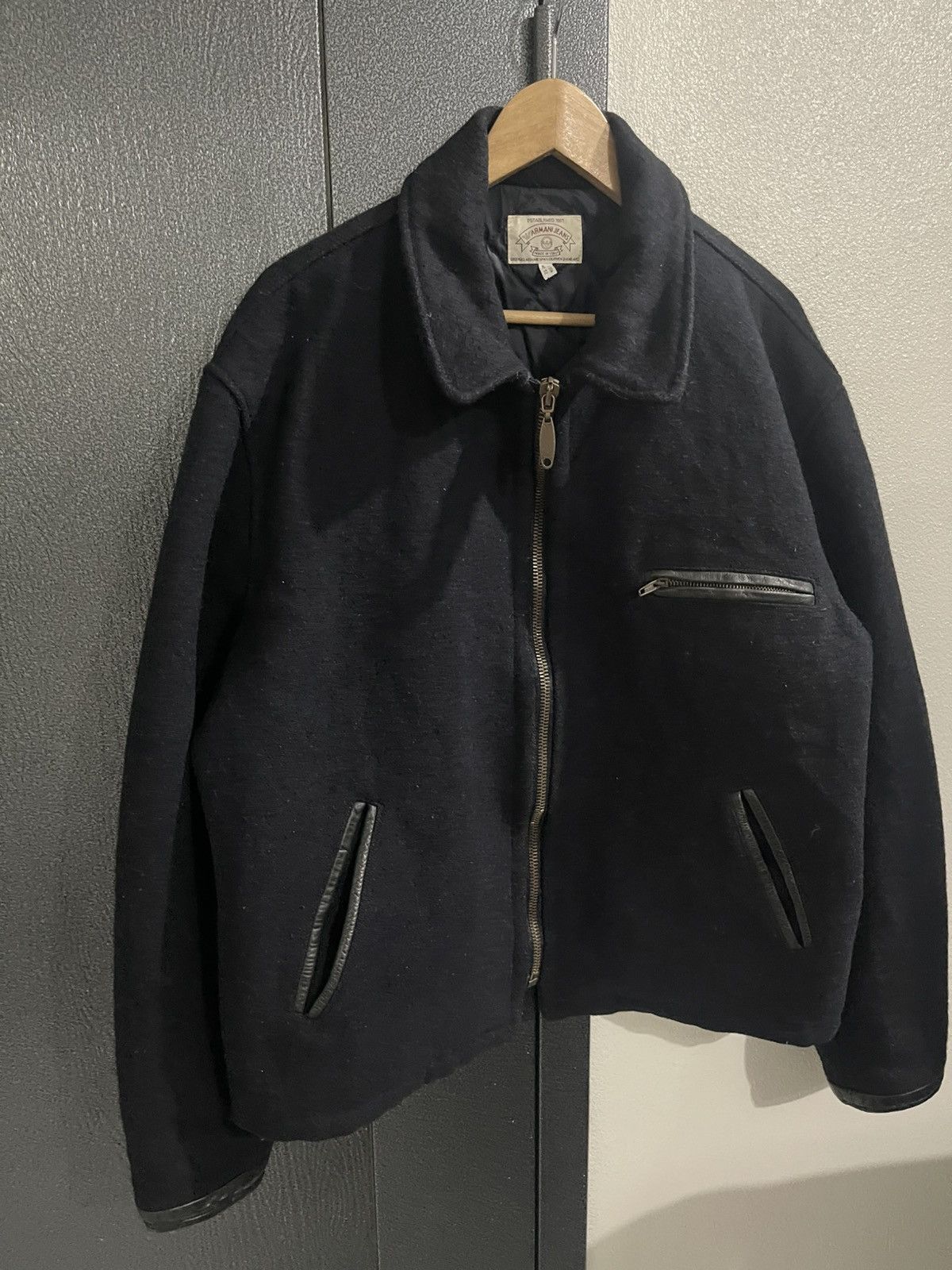 Giorgio Armani Vintage Armani Jeans Giorgio Armani Lampo Zip Jacket Size US XL / EU 56 / 4 - 3 Thumbnail
