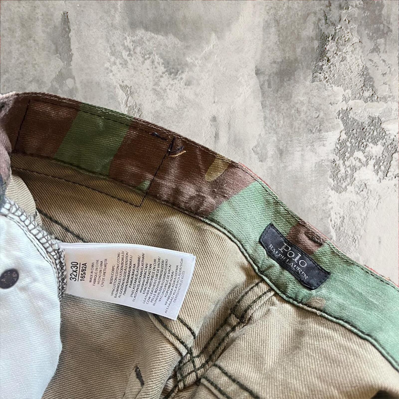 Polo Ralph Lauren Polo Ralph Lauren camo denim jeans in great condition Size US 32 / EU 48 - 4 Thumbnail