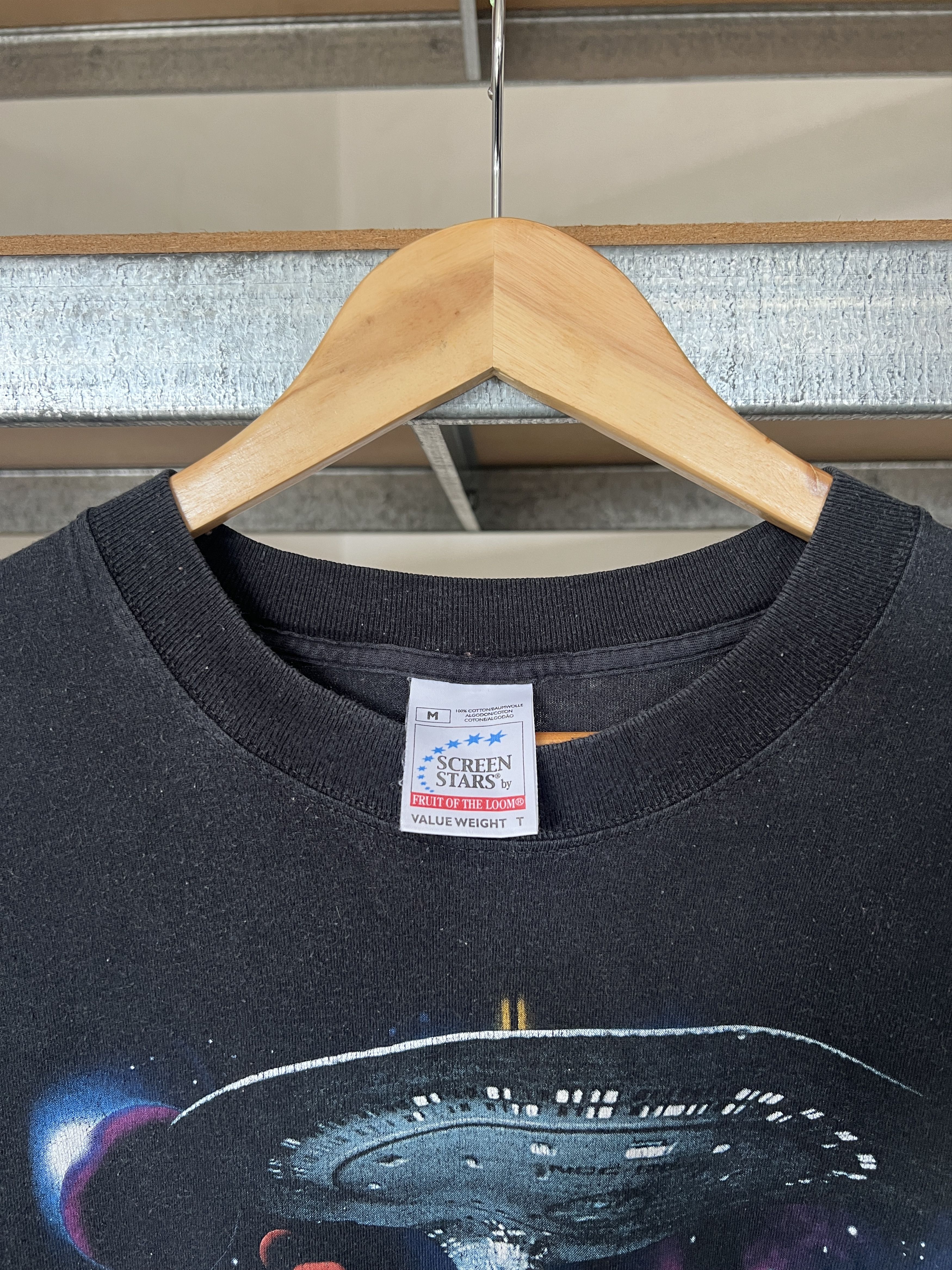 Vintage Vintage 2000 Star Trek Captain Picard Series Movie T-shirt Size US M / EU 48-50 / 2 - 3 Thumbnail
