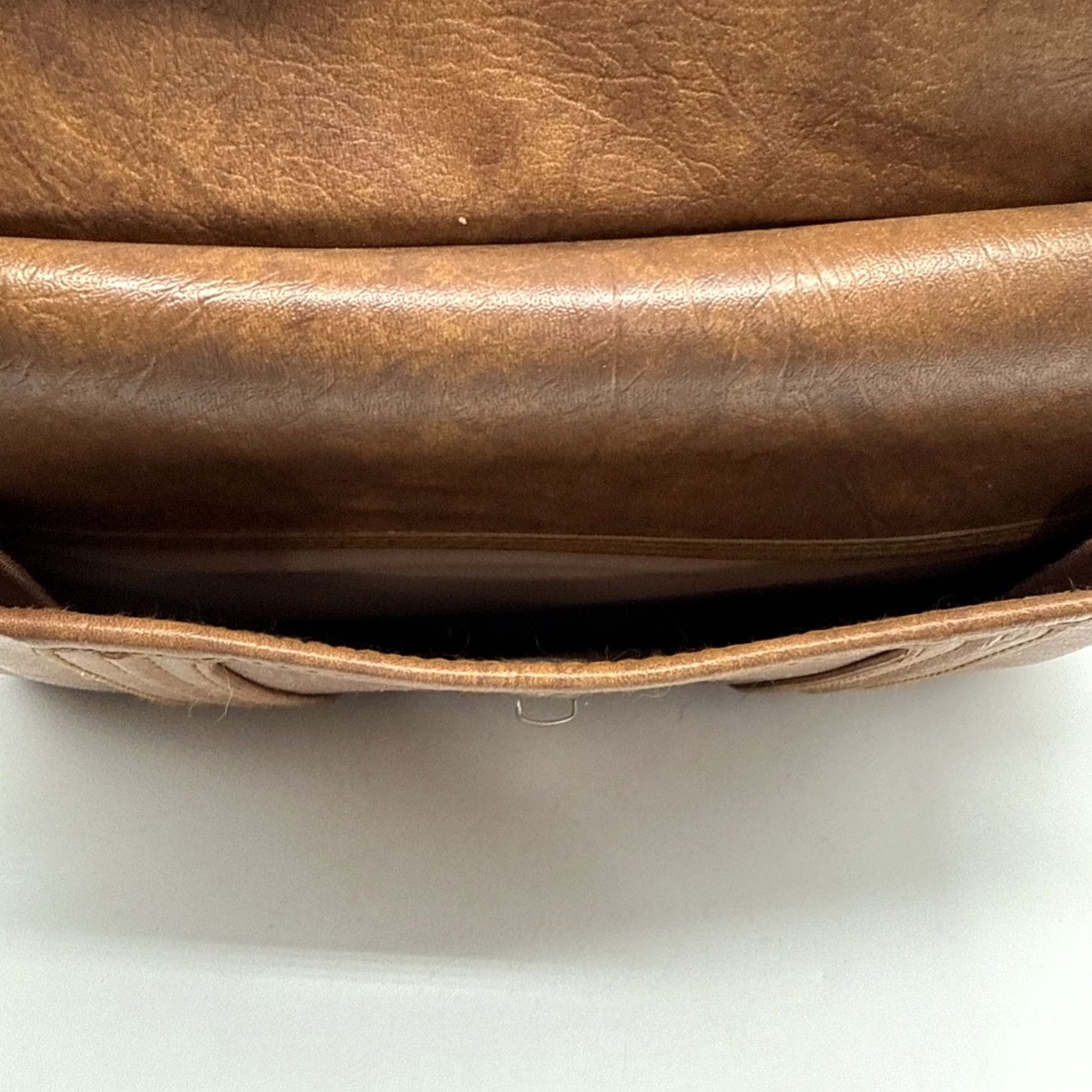Vintage VINTAGE American Tourister Shoulder Bag 1970s Faux Leather Brown Carry-On Unisex Adult Size ONE SIZE - 7 Thumbnail