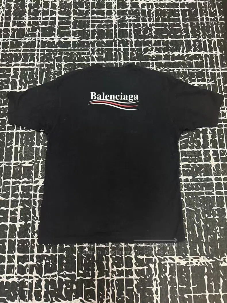 Balenciaga Balenciaga Coke print wave logo loose fit short-sleeve Size US S / EU 44-46 / 1 - 4 Thumbnail